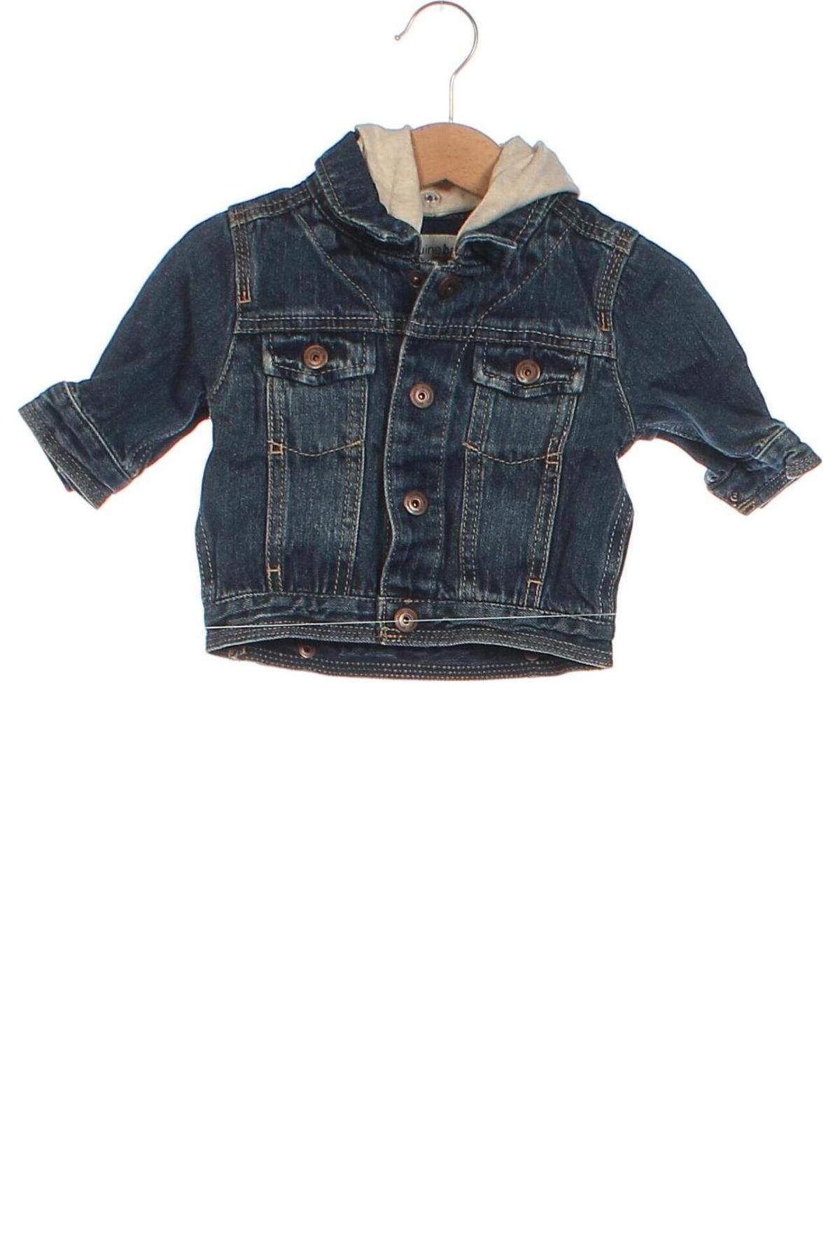 Kinder Jeansjacke Oshkosh, Größe 2-3m/ 56-62 cm, Farbe Blau, Preis 8,99 €