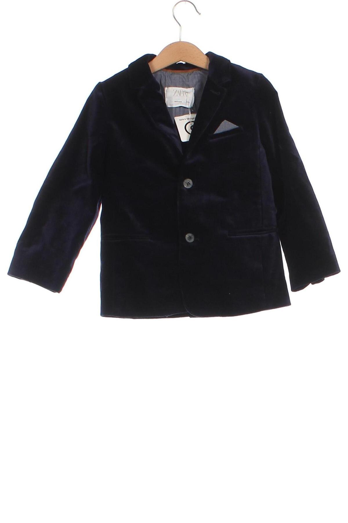 Kindersakko Zara, Größe 3-4y/ 104-110 cm, Farbe Blau, Preis € 10,99