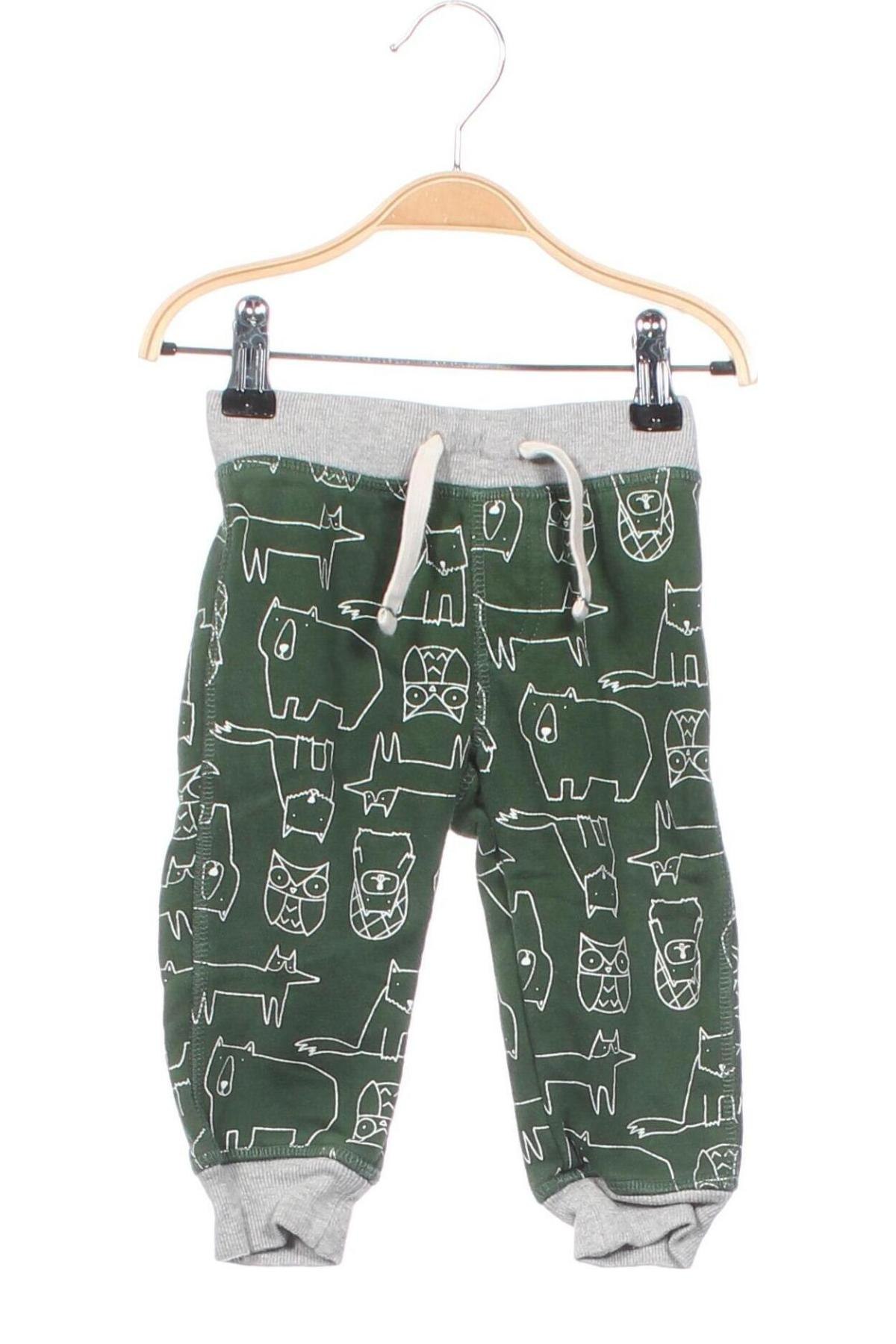 Pantaloni de trening, pentru copii, Mărime 12-18m/ 80-86 cm, Culoare Verde, Preț 32,99 Lei