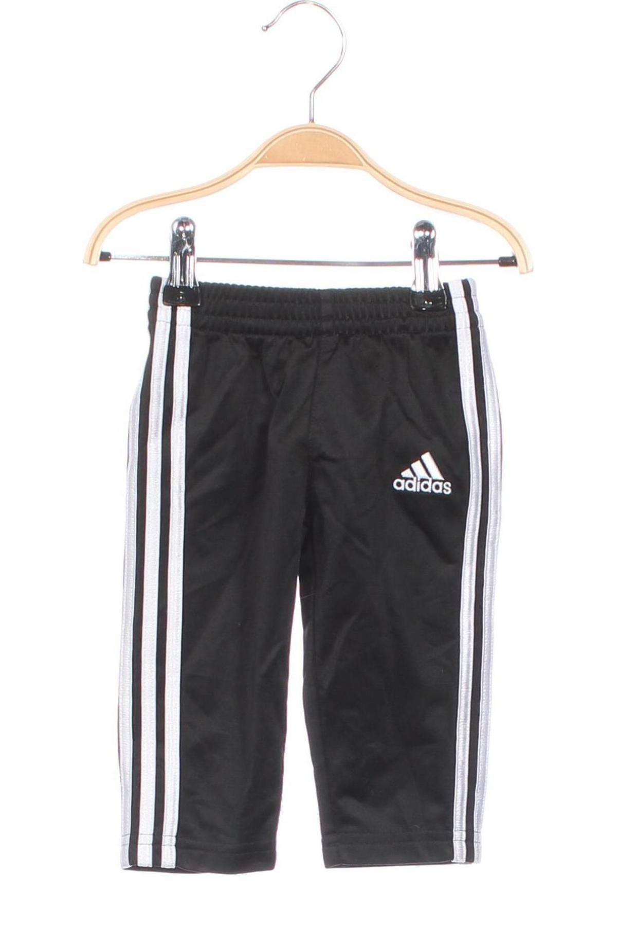 Dziecięce spodnie sportowe Adidas, Rozmiar 3-6m/ 62-68 cm, Kolor Czarny, Cena 33,99 zł