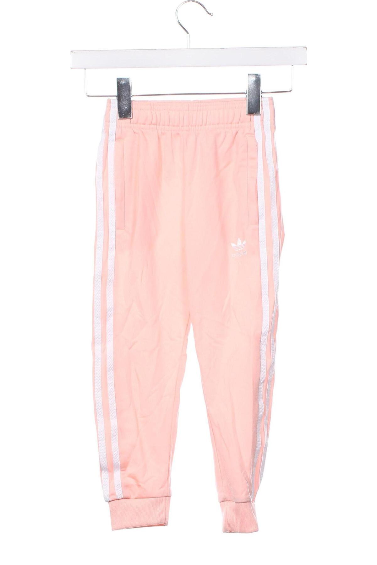 Pantaloni de trening, pentru copii Adidas, Mărime 4-5y/ 110-116 cm, Culoare Roz, Preț 85,99 Lei