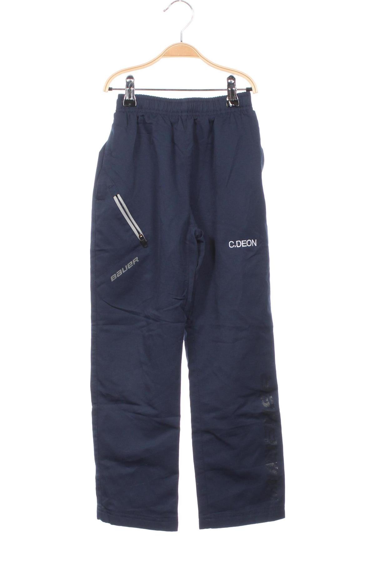 Kinder Sporthose Bauer, Größe 6-7y/ 122-128 cm, Farbe Blau, Preis 9,99 €