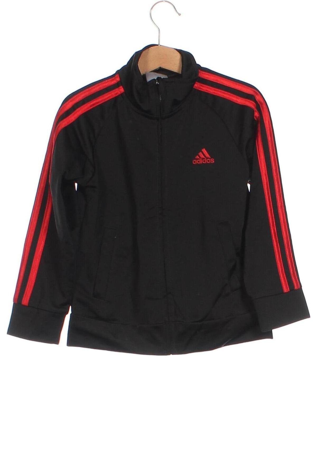 Παιδικό αθλητικό πάνω φόρμα Adidas, Μέγεθος 3-4y/ 104-110 εκ., Χρώμα Μαύρο, Τιμή 8,99 €