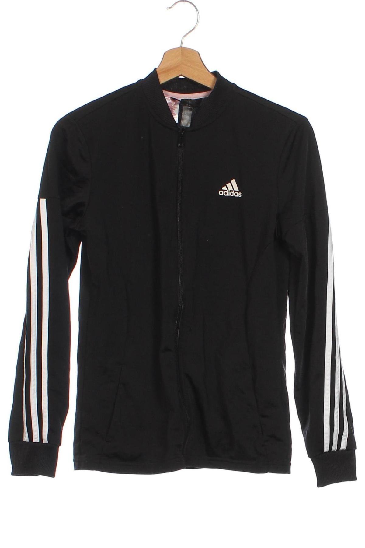 Bluză de trening, pentru copii Adidas, Mărime 13-14y/ 164-168 cm, Culoare Negru, Preț 100,99 Lei