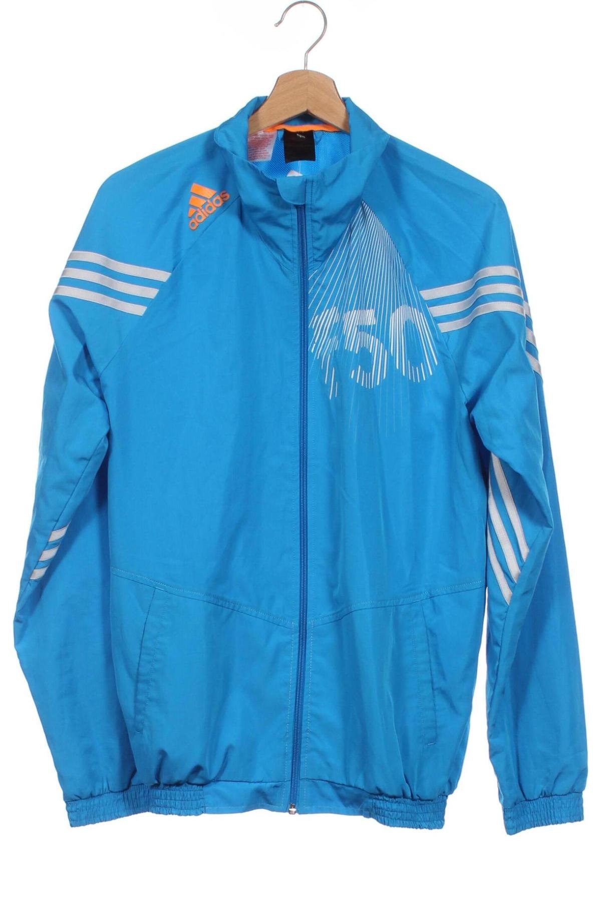 Detská bunda  Adidas, Veľkosť 15-18y/ 170-176 cm, Farba Modrá, Cena  17,45 €