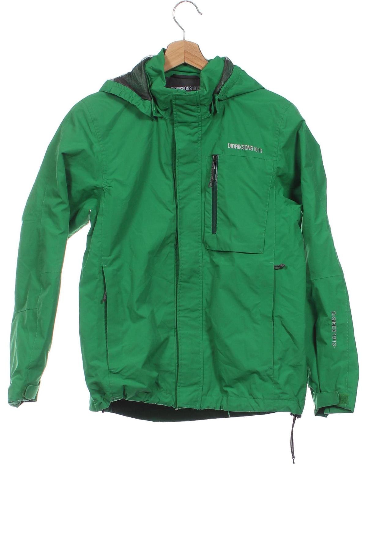 Kinderjacke Didriksons, Größe 12-13y/ 158-164 cm, Farbe Grün, Preis € 24,49