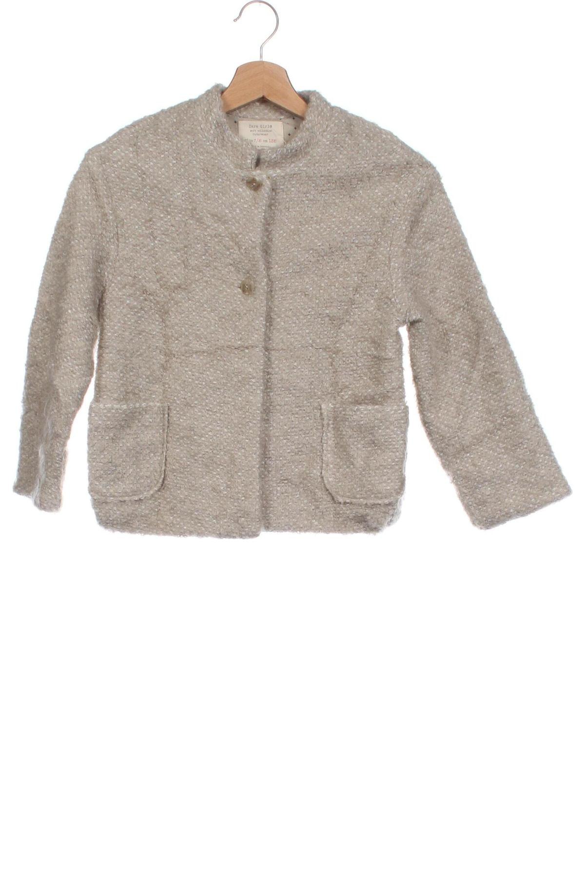 Kinderjacke Zara, Größe 6-7y/ 122-128 cm, Farbe Braun, Preis 12,99 €