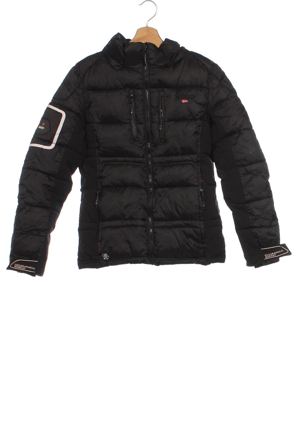 Kinderjacke für Wintersport Geographical Norway, Größe 15-18y/ 170-176 cm, Farbe Schwarz, Preis € 34,99