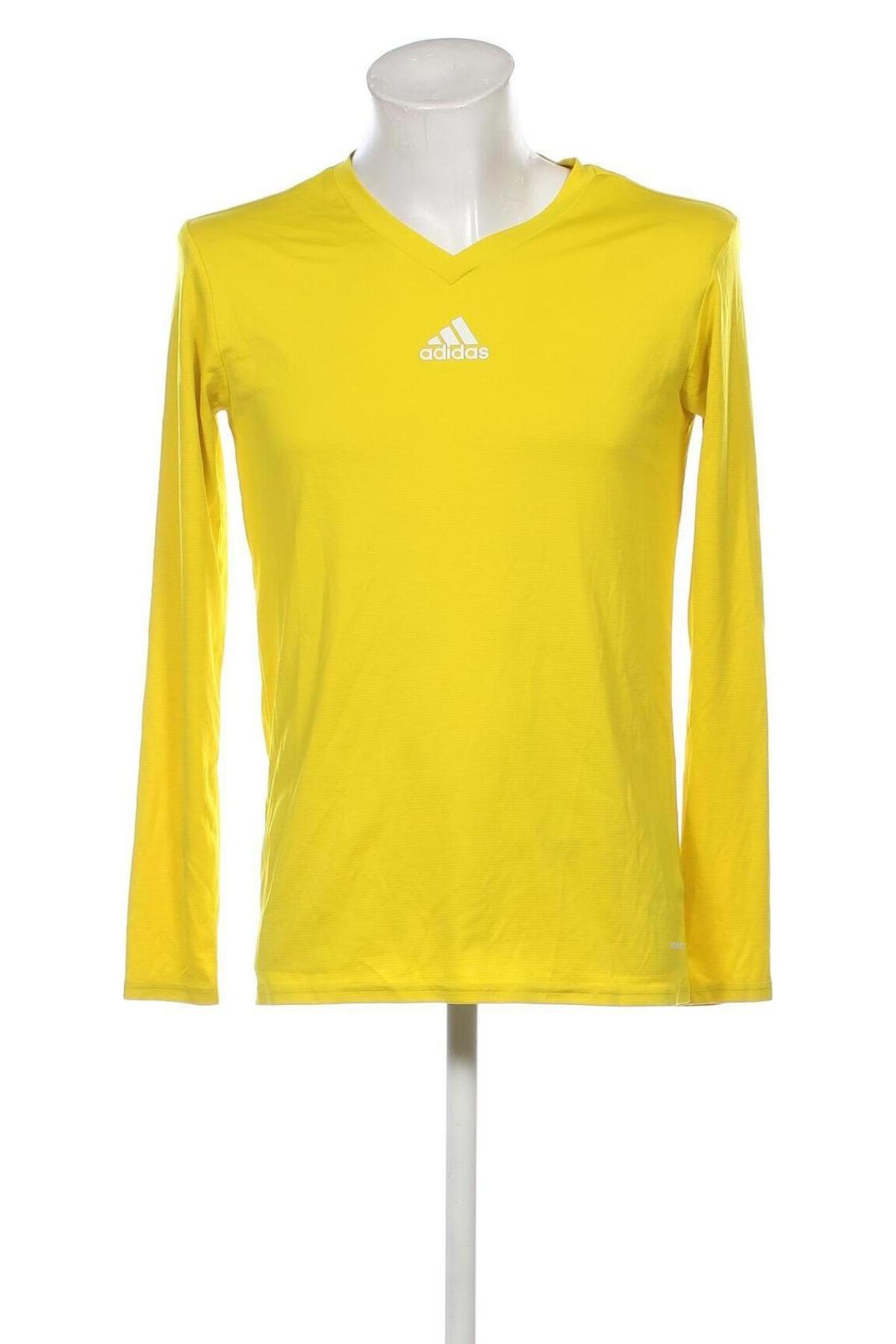 Herren Shirt Adidas, Größe L, Farbe Gelb, Preis 26,49 €