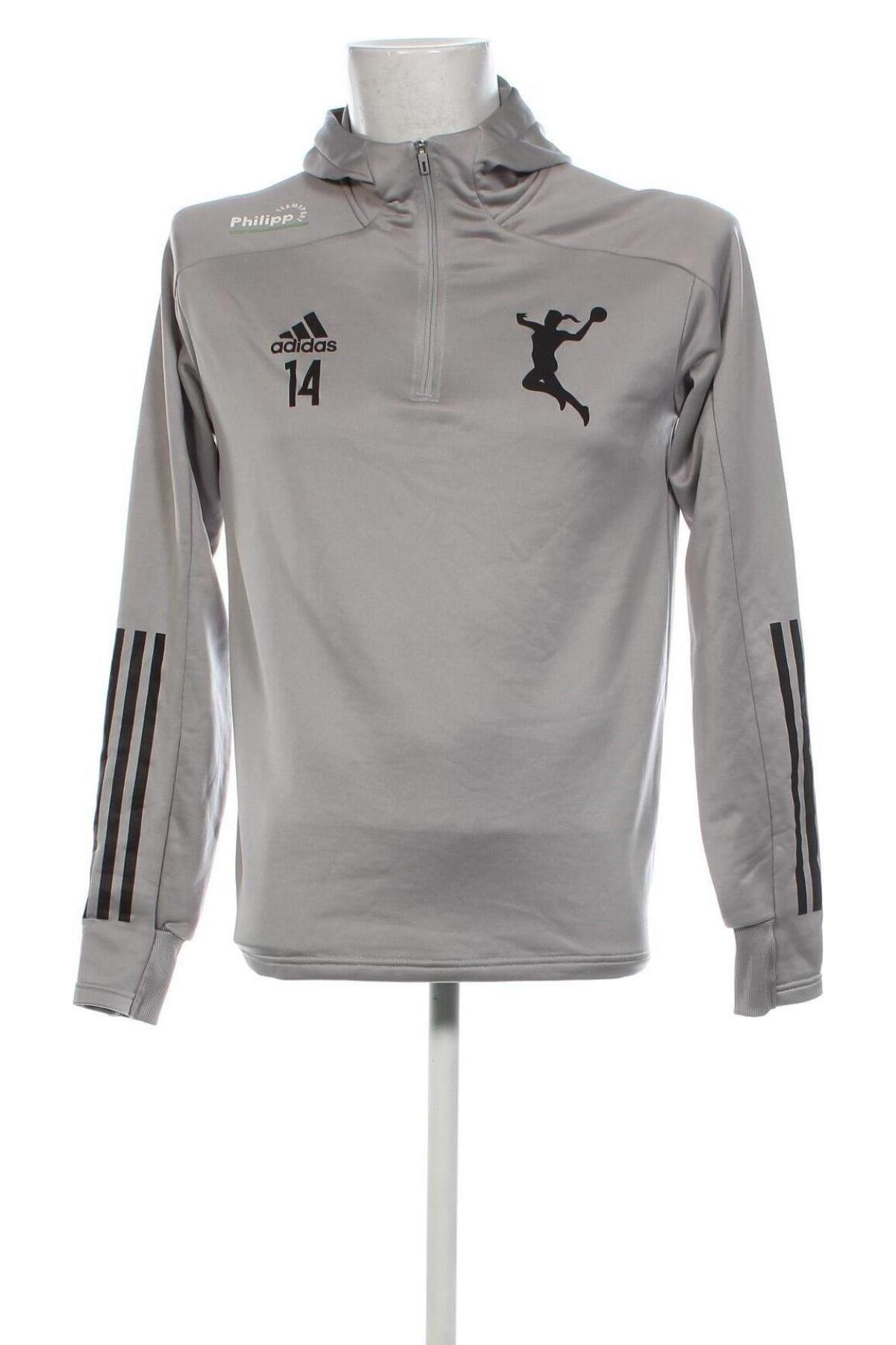 Herren Shirt Adidas, Größe S, Farbe Grau, Preis € 26,49