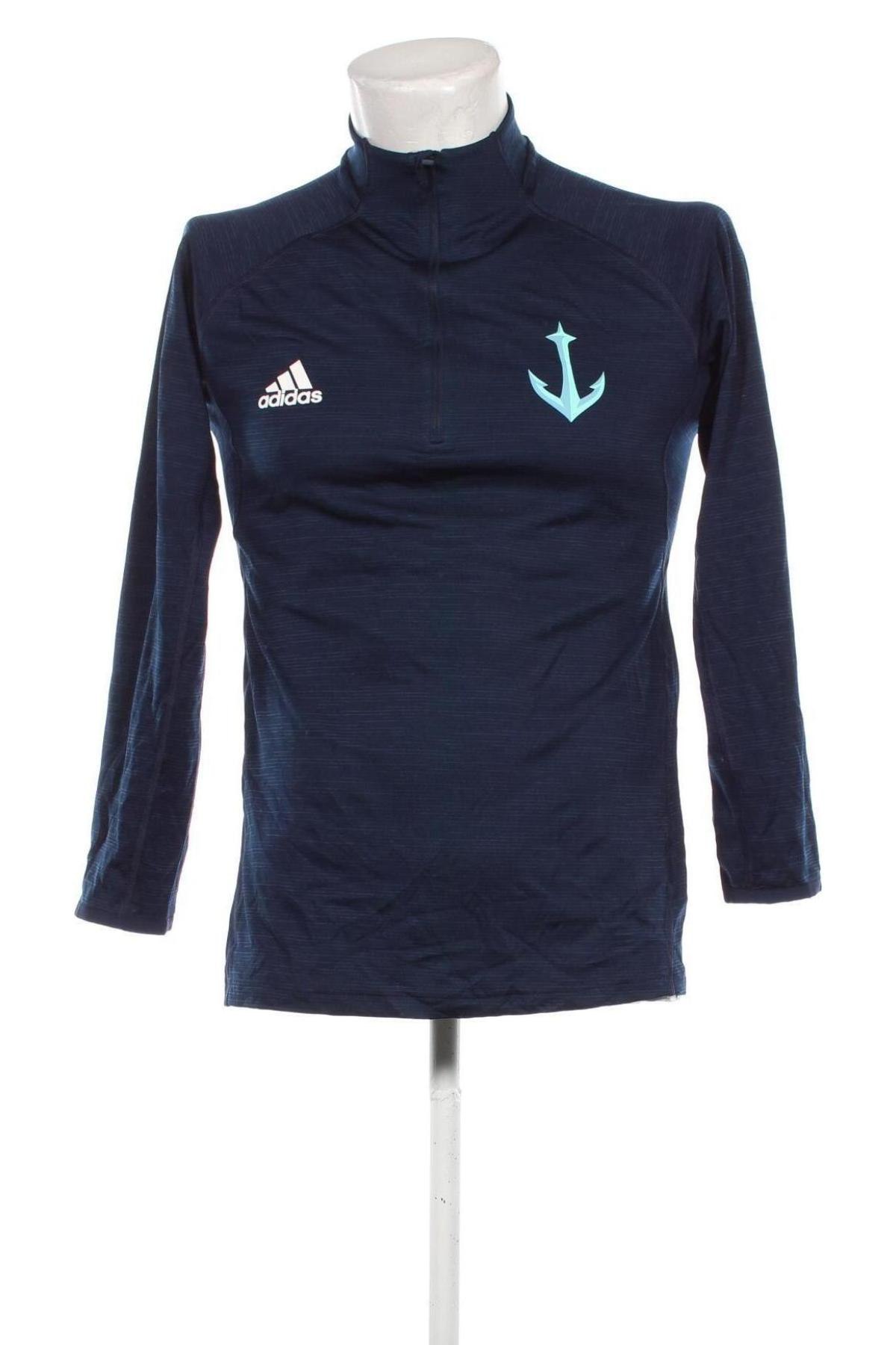 Herren Shirt Adidas, Größe L, Farbe Blau, Preis 28,99 €