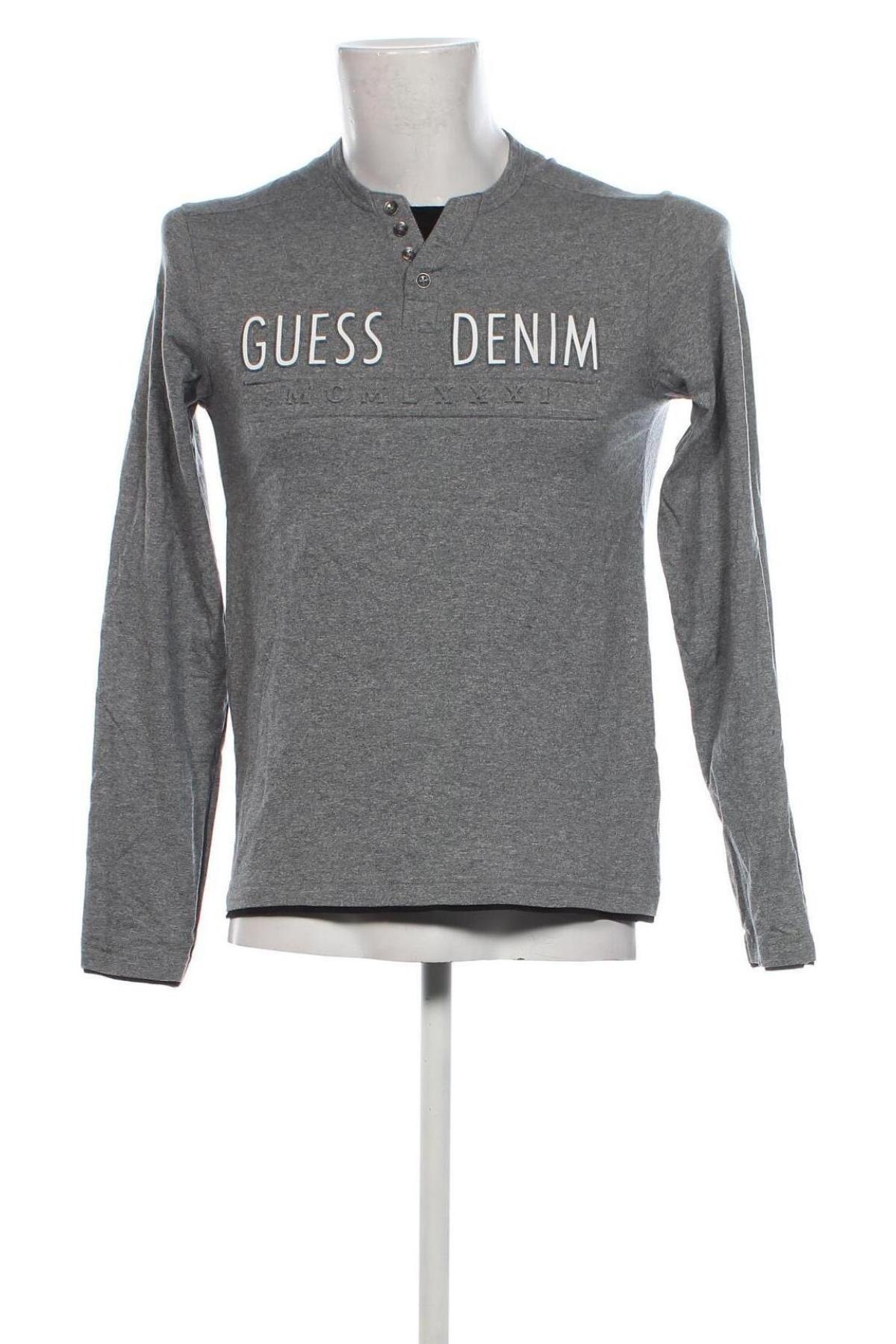 Herren Shirt Guess, Größe S, Farbe Grau, Preis 22,49 €