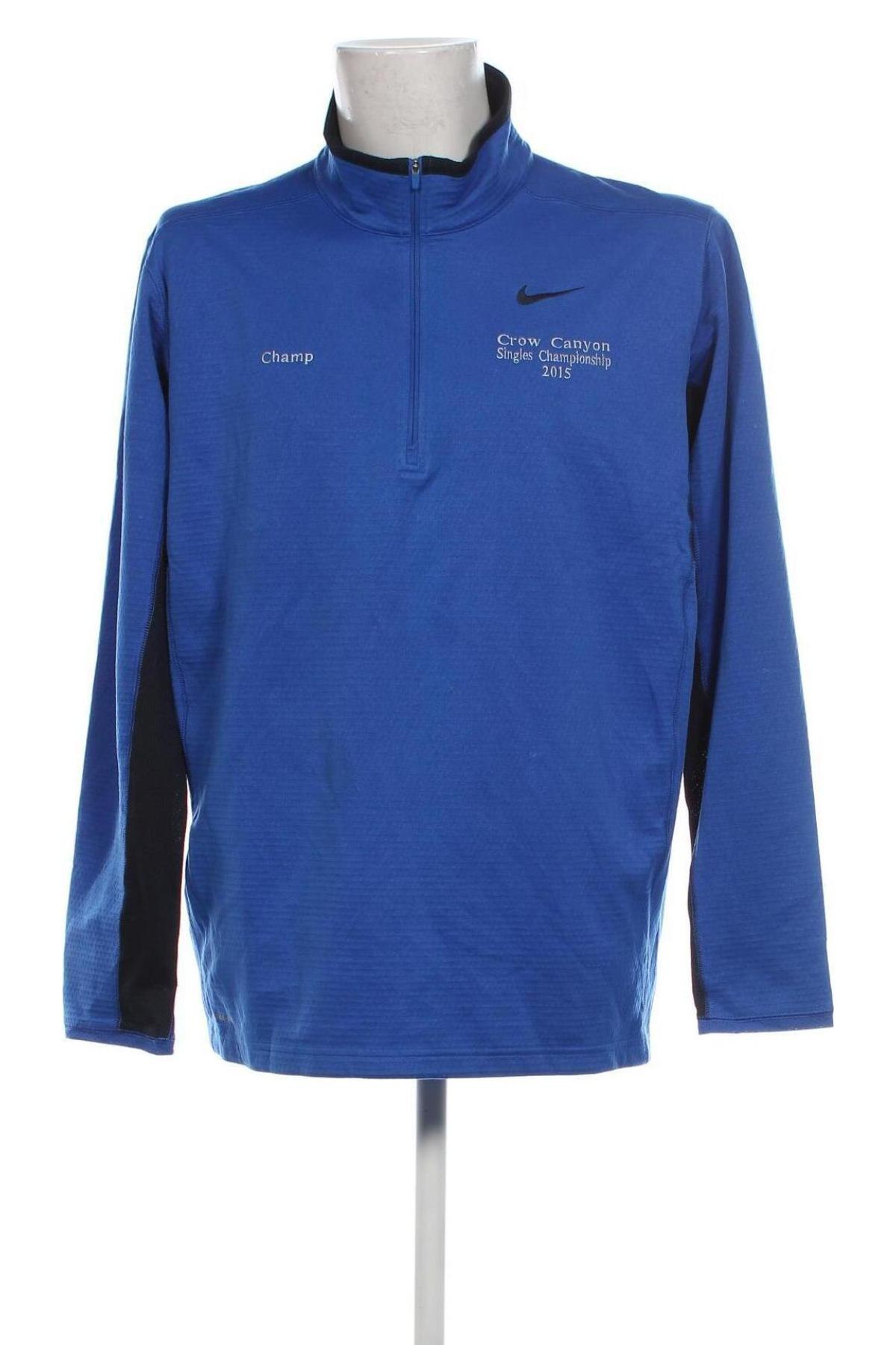 Bluză de bărbați Nike, Mărime XL, Culoare Albastru, Preț 134,99 Lei