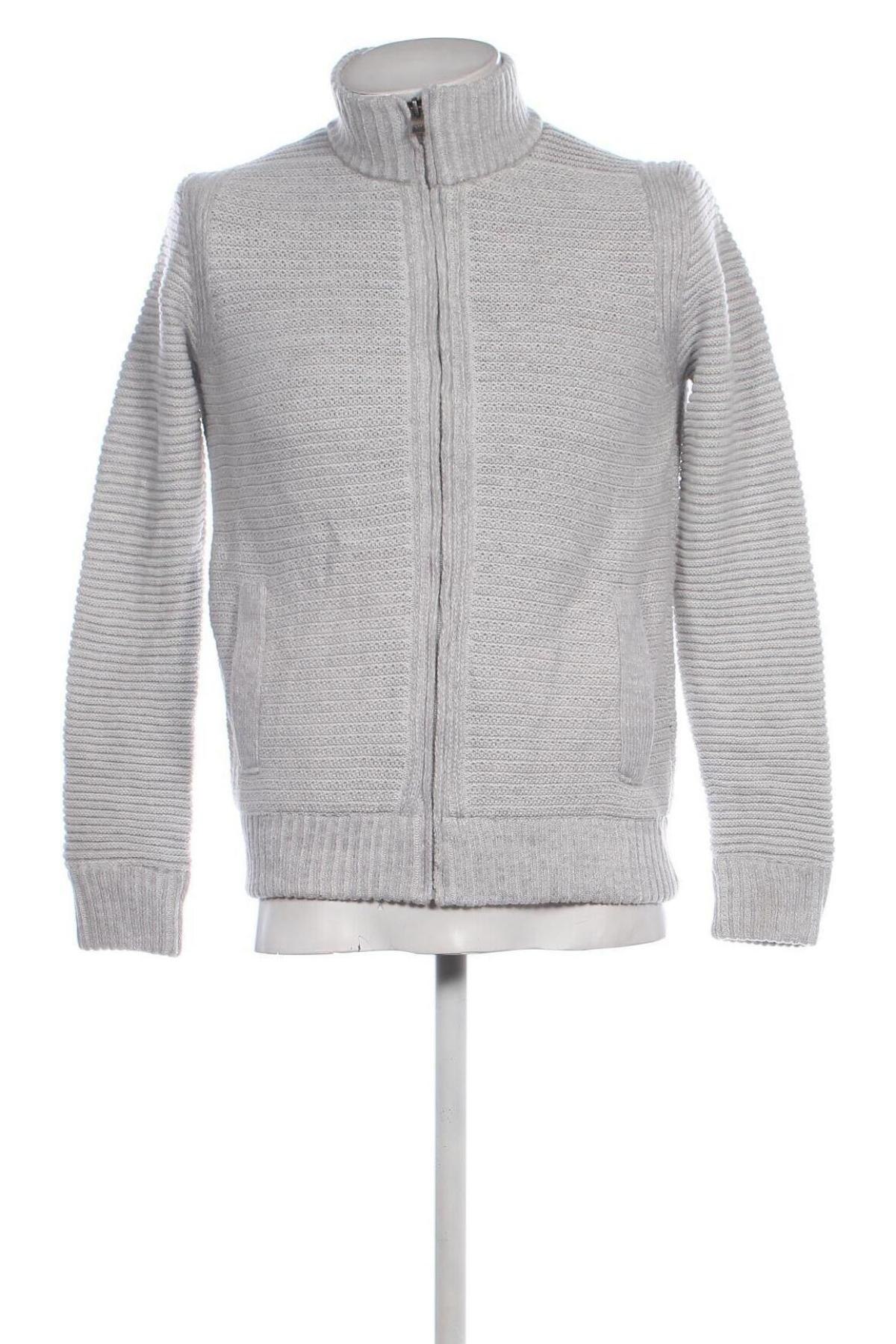 Herren Strickjacke, Größe S, Farbe Grau, Preis € 16,99