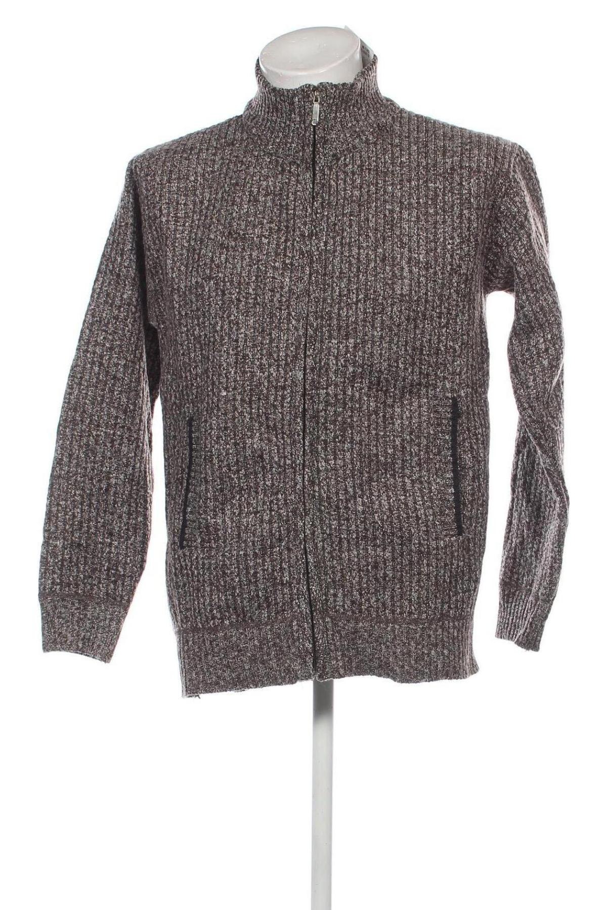 Herren Strickjacke, Größe M, Farbe Braun, Preis 27,49 €