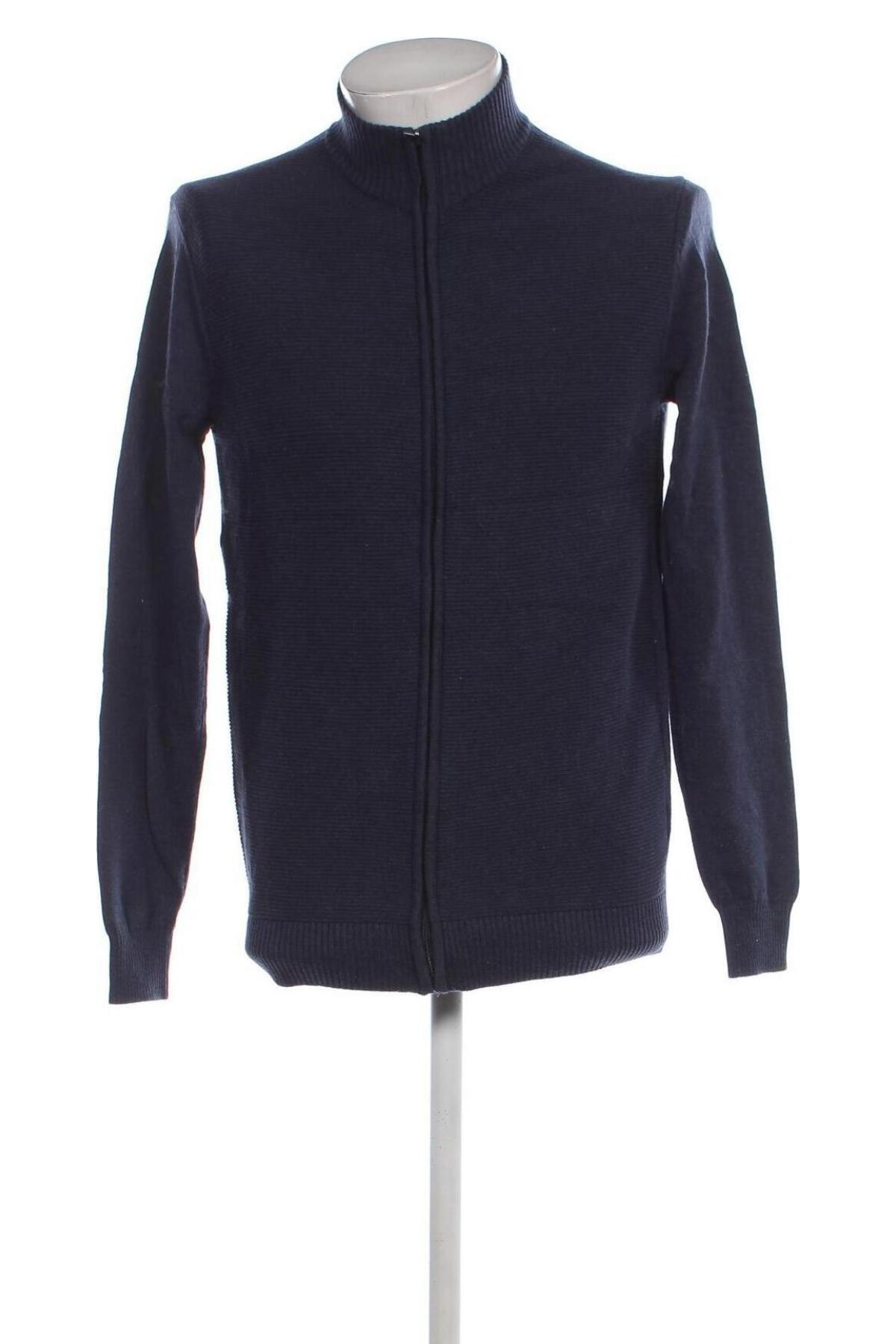 Herren Strickjacke Canda, Größe M, Farbe Blau, Preis 11,49 €