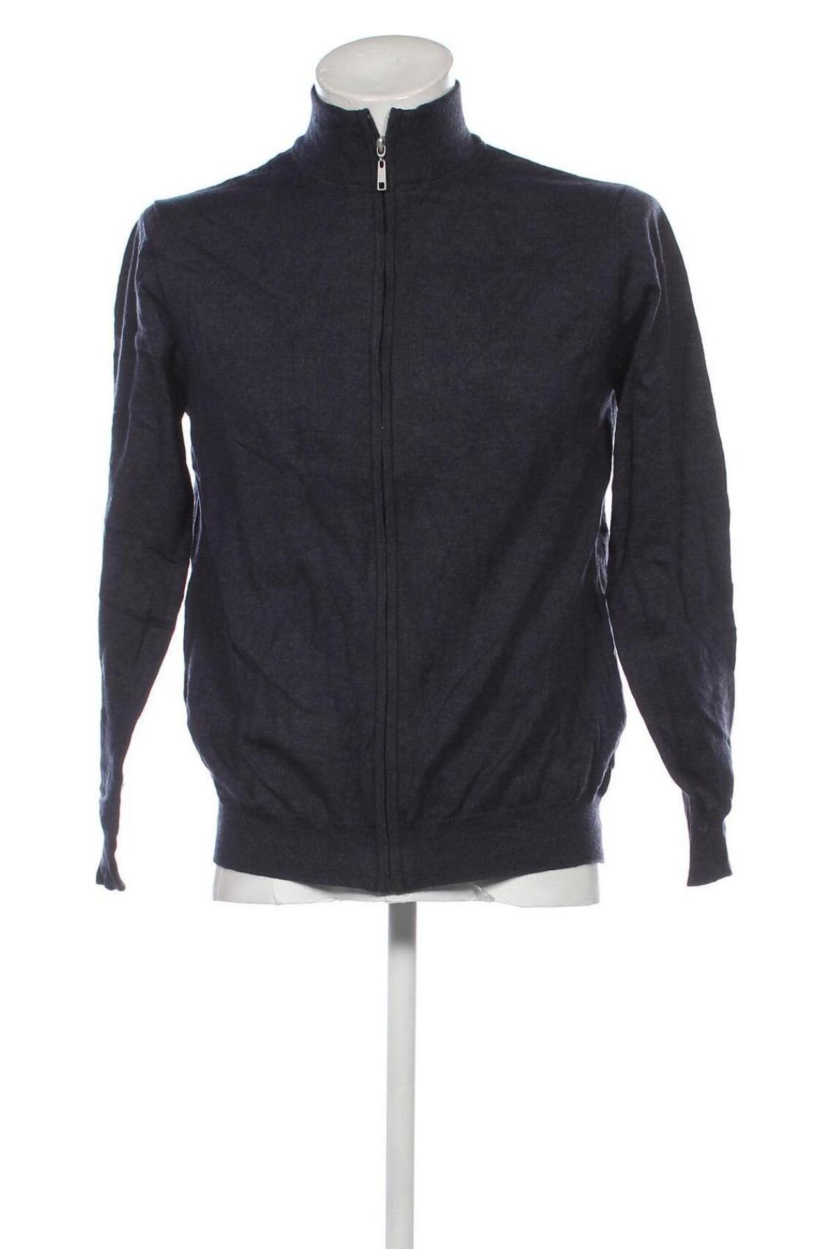 Herren Strickjacke Edwards, Größe M, Farbe Blau, Preis 20,99 €