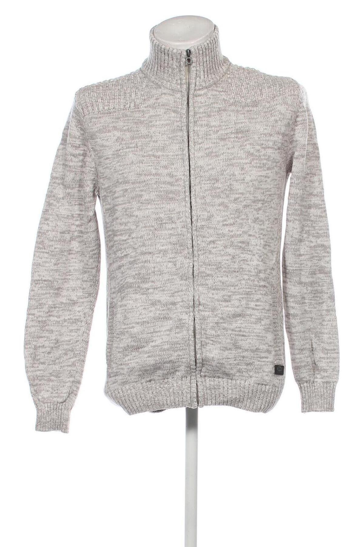 Herren Strickjacke Petrol Industries, Größe L, Farbe Grau, Preis 33,99 €