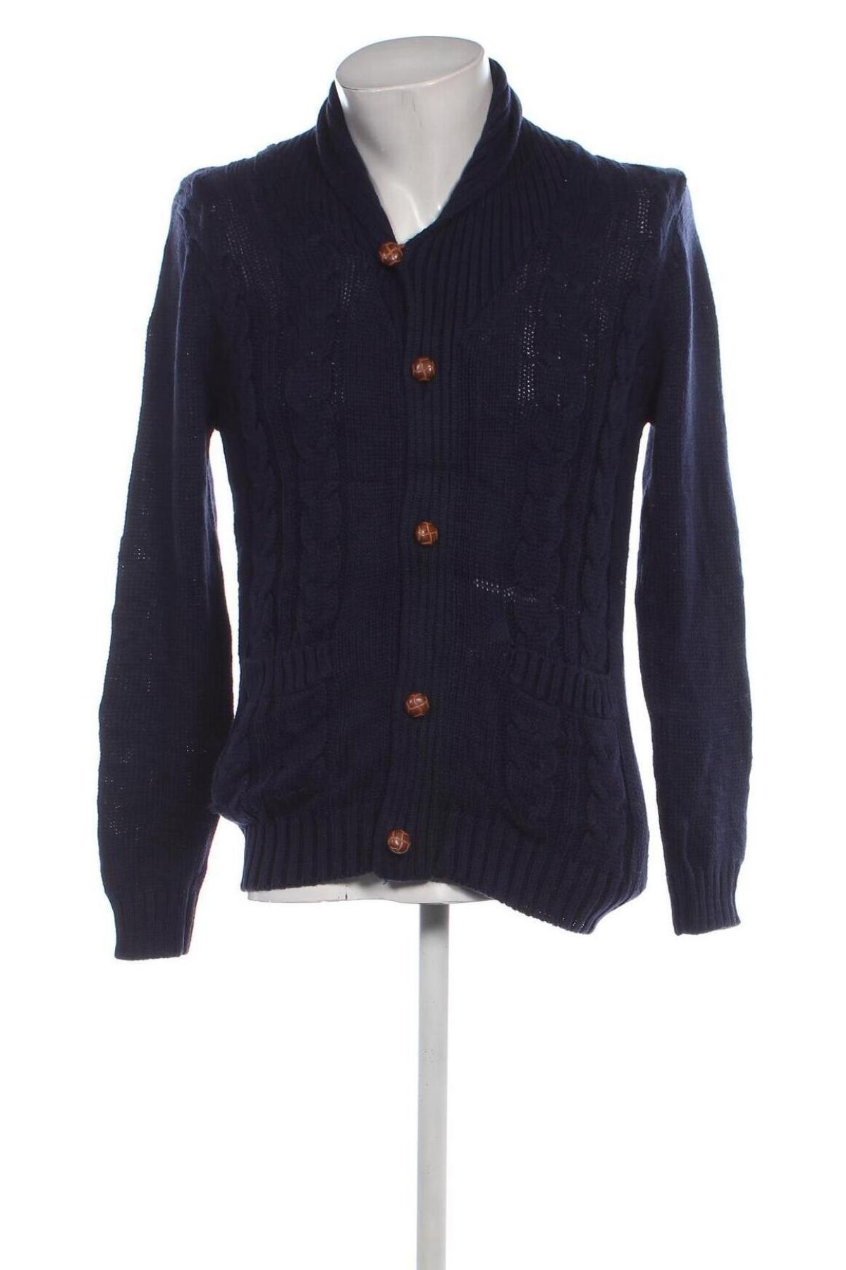 Herren Strickjacke Selected Homme, Größe S, Farbe Blau, Preis € 17,99