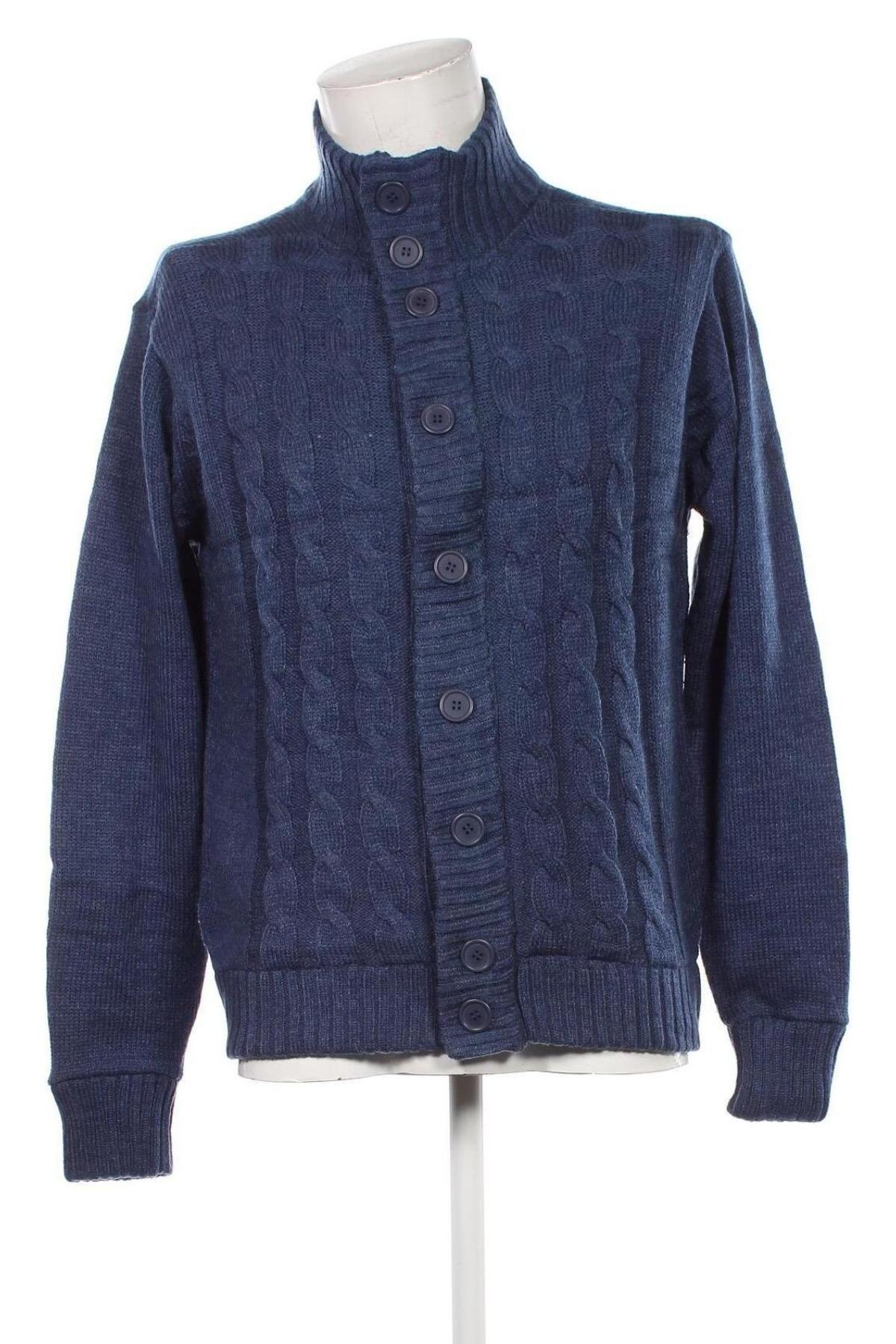 Herren Strickjacke Soho, Größe XL, Farbe Blau, Preis 27,49 €