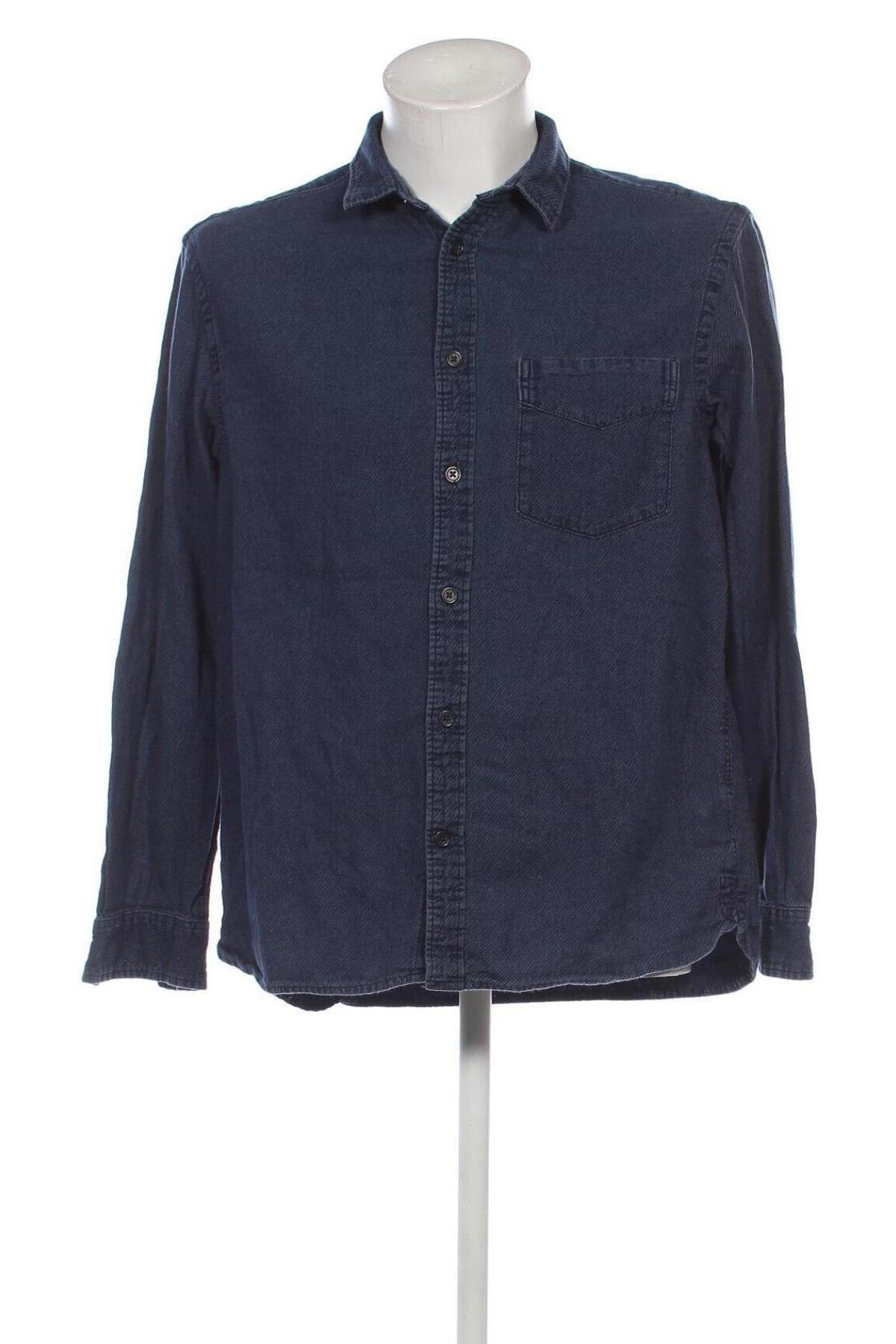 Herrenhemd H&M, Größe L, Farbe Blau, Preis € 8,49