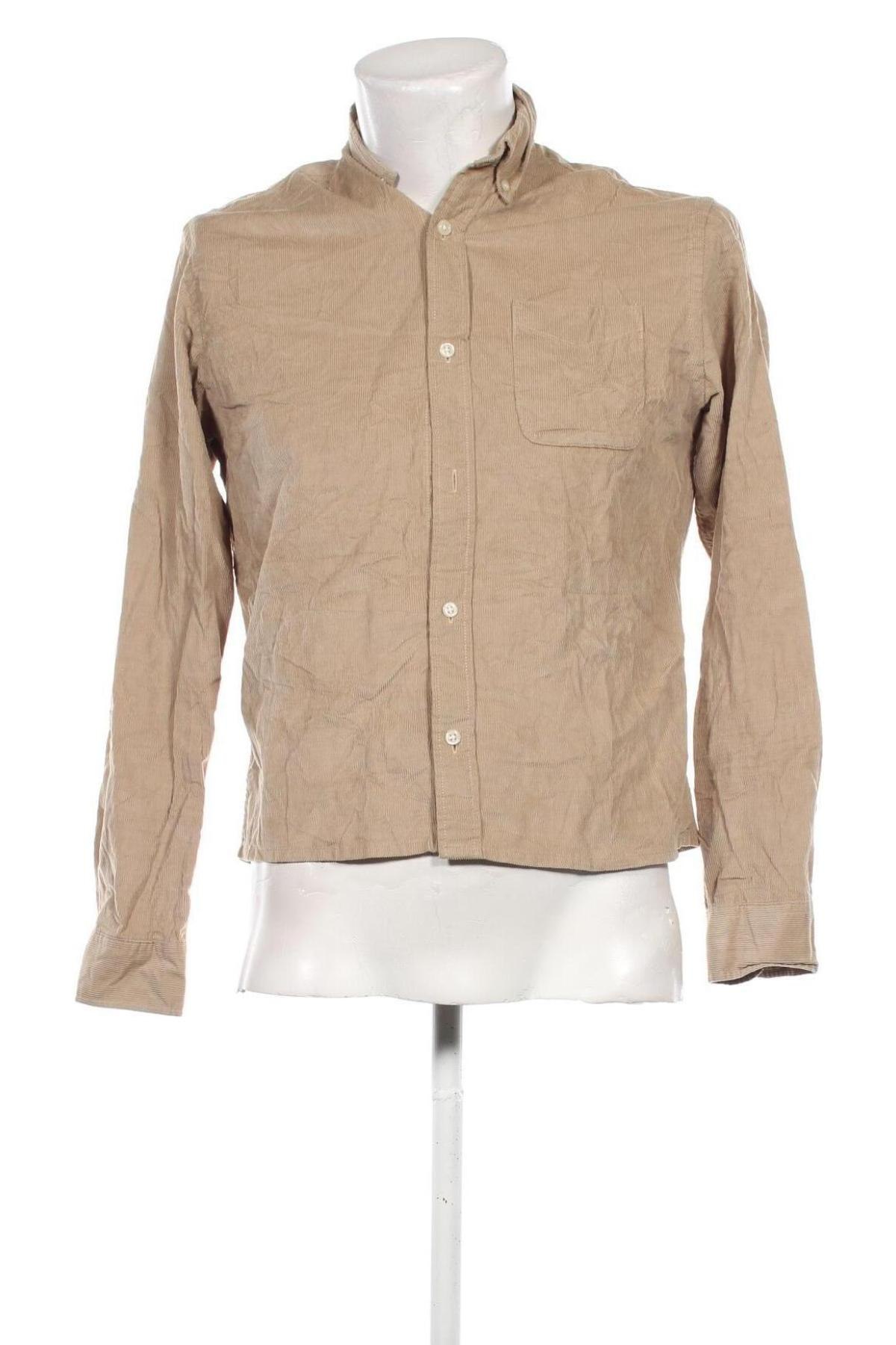 Herrenhemd Jack & Jones, Größe S, Farbe Beige, Preis 10,99 €