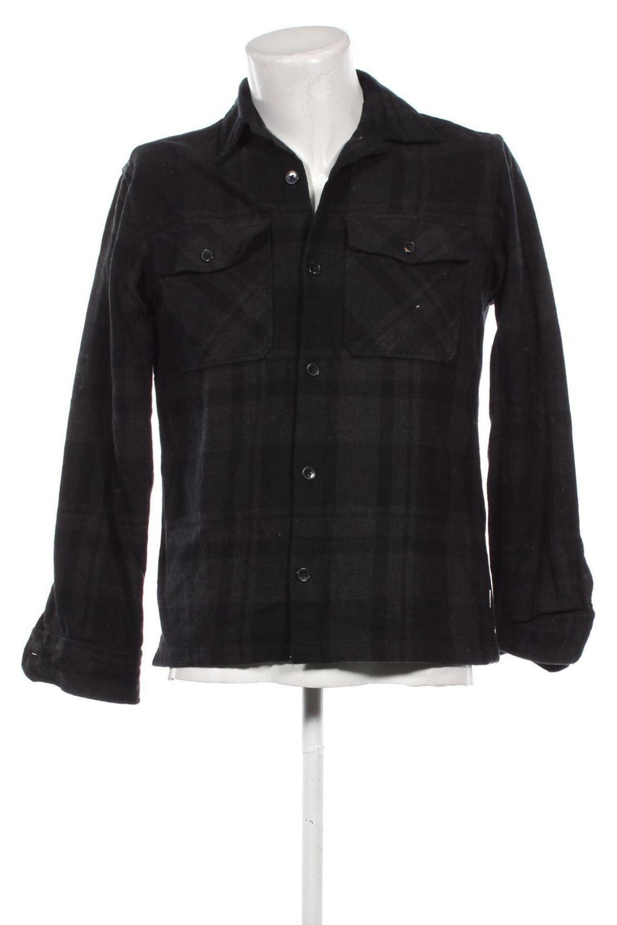 Cămașă de bărbați Jack & Jones, Mărime L, Culoare Negru, Preț 111,99 Lei