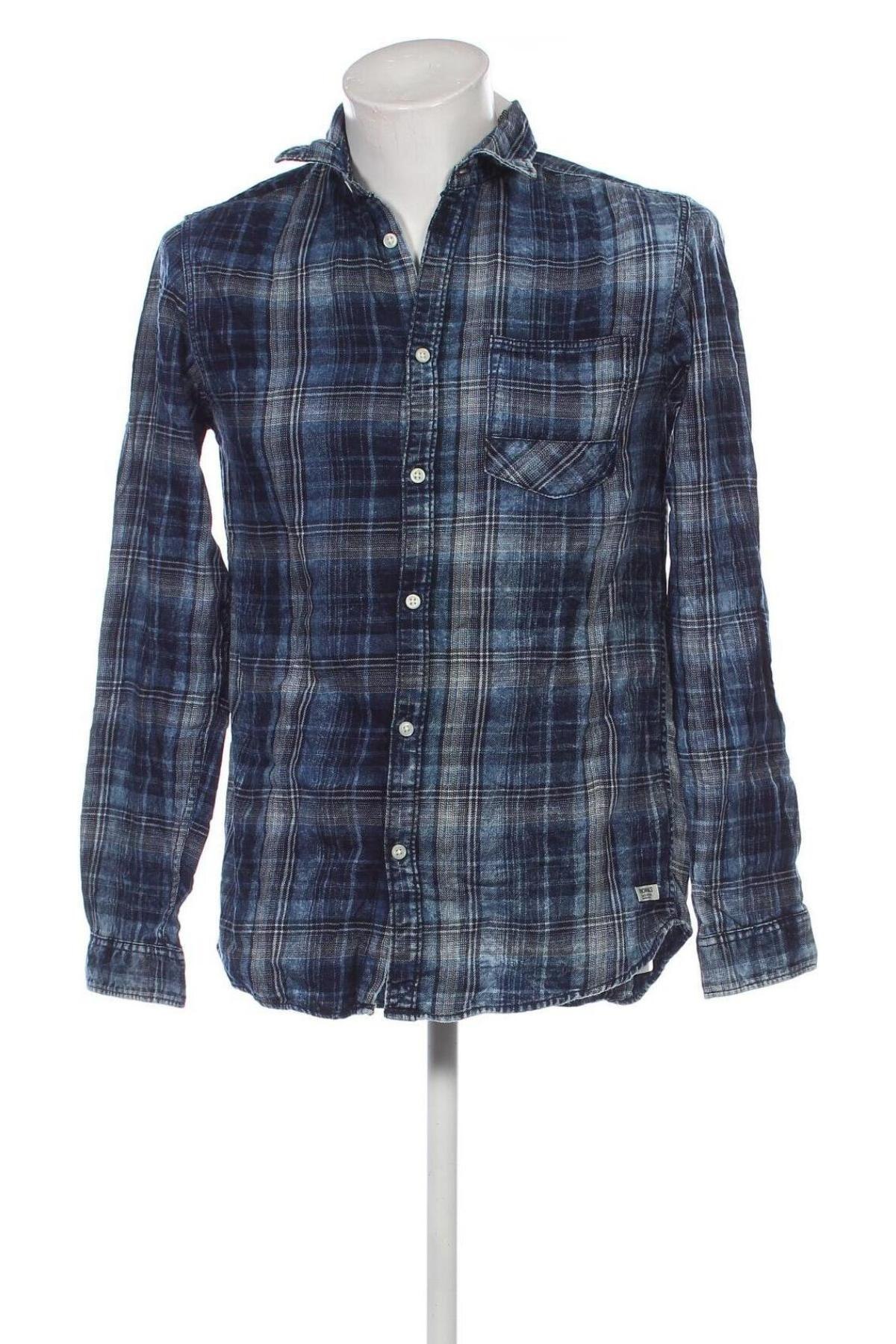 Herrenhemd Originals By Jack & Jones, Größe L, Farbe Blau, Preis € 10,99