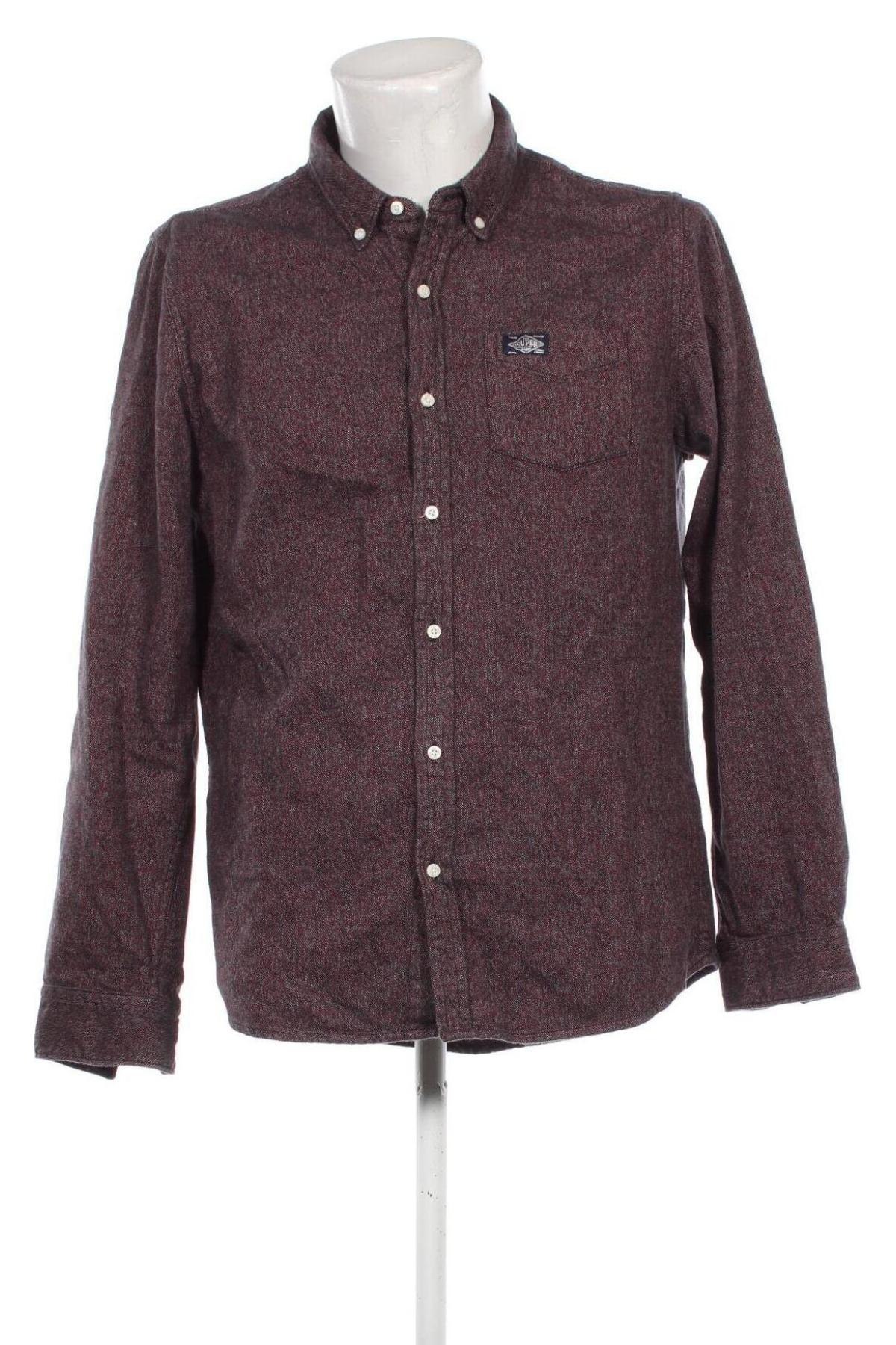 Herrenhemd Superdry, Größe XL, Farbe Rot, Preis € 27,49