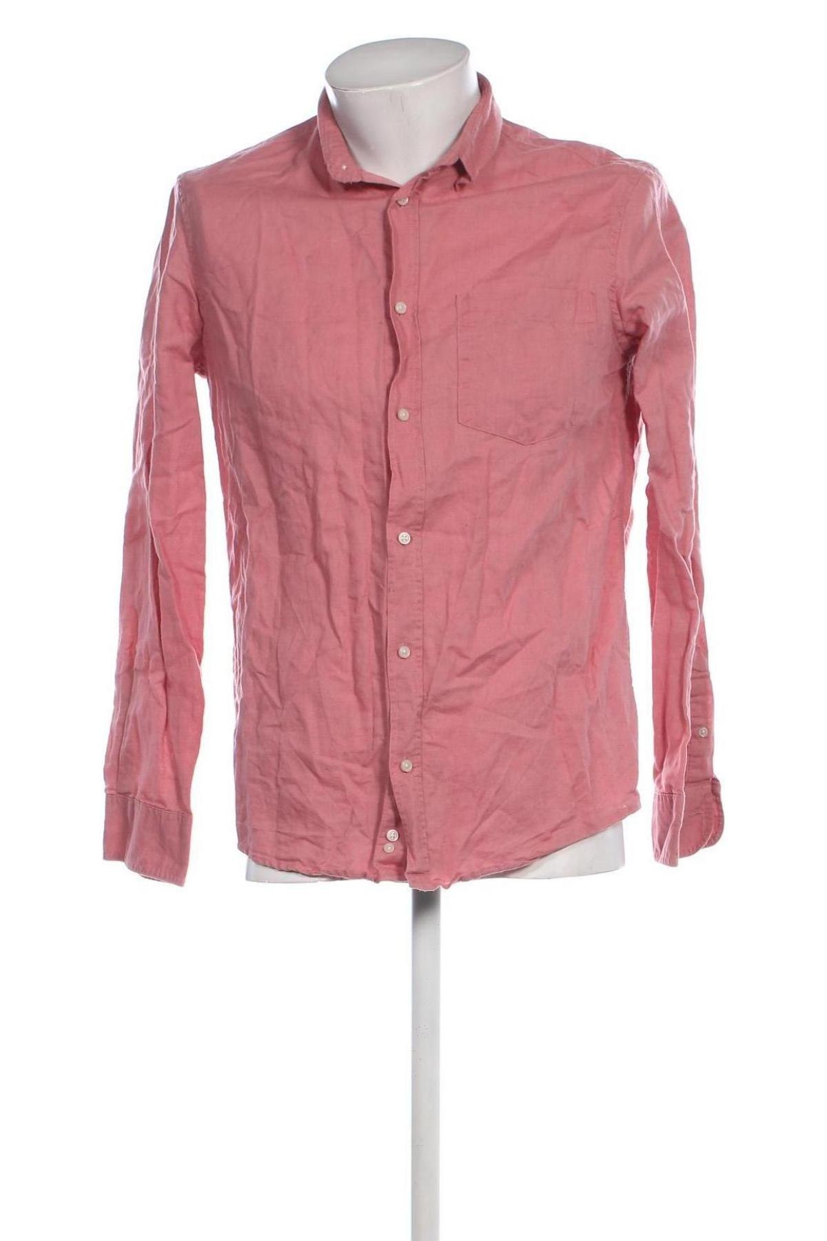 Herrenhemd Zara, Größe M, Farbe Rosa, Preis € 12,49