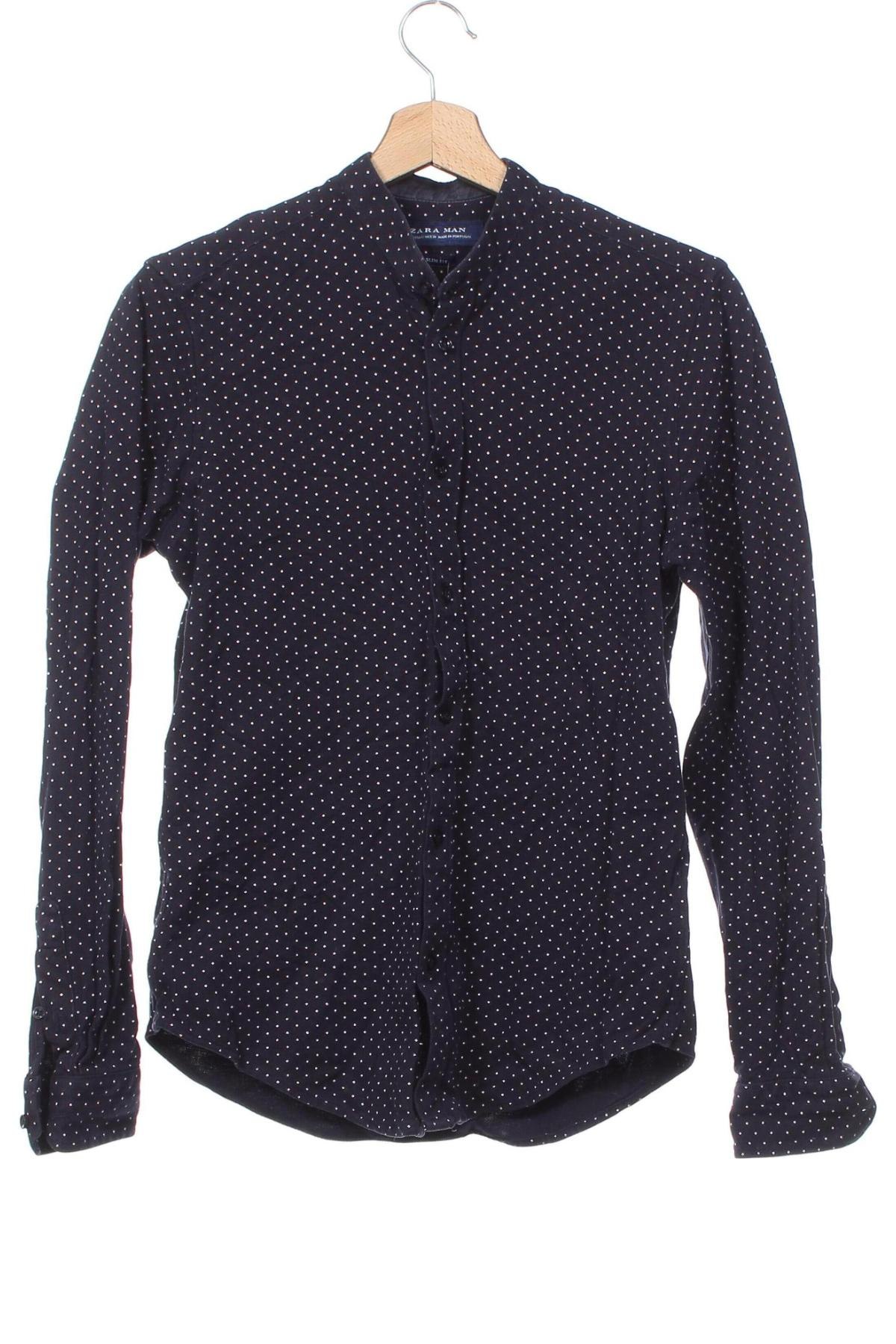 Herrenhemd Zara Man, Größe S, Farbe Blau, Preis 10,99 €