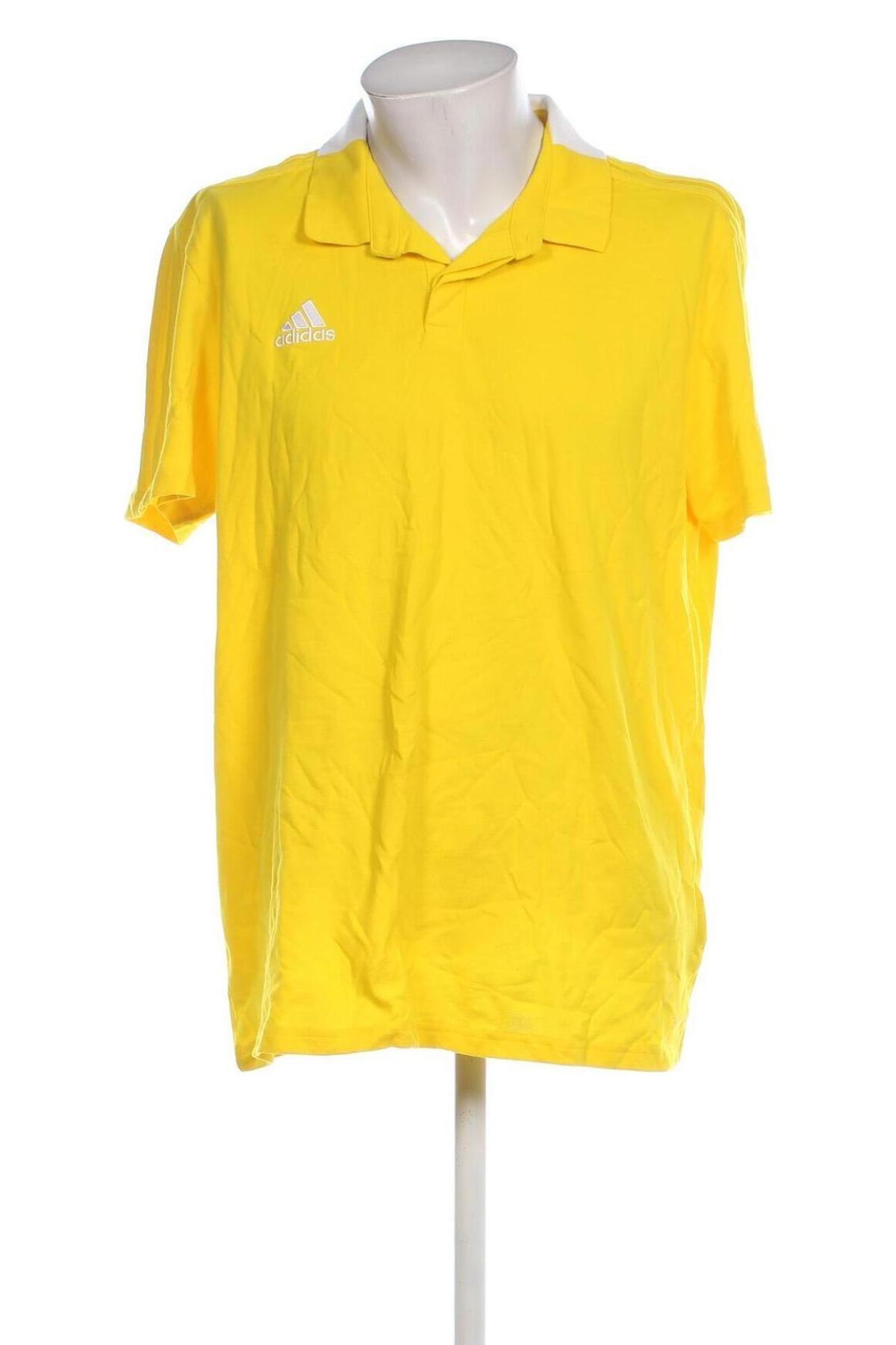 Herren T-Shirt Adidas, Größe XXL, Farbe Gelb, Preis € 13,81