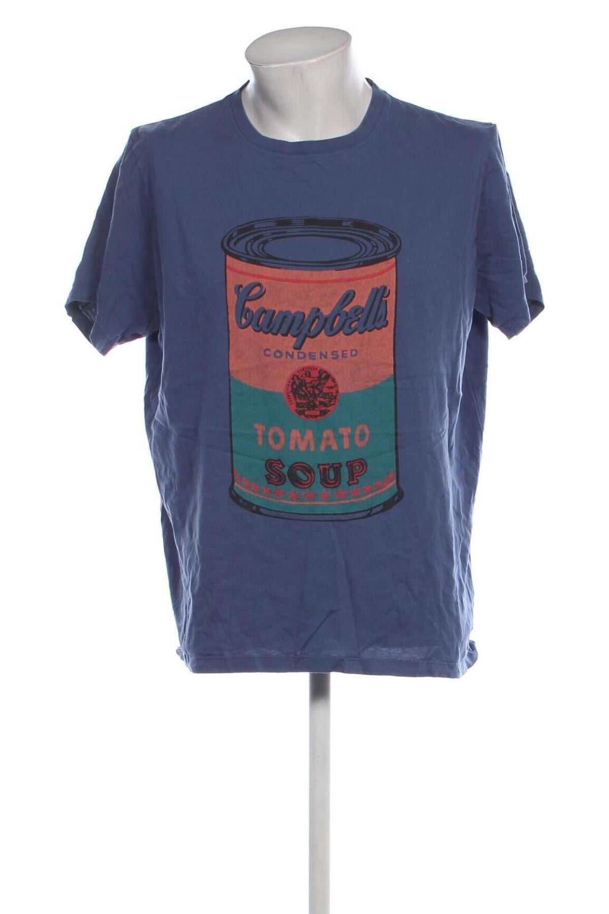 Pánske tričko  Andy Warhol By Pepe Jeans, Veľkosť XL, Farba Modrá, Cena  13,81 €