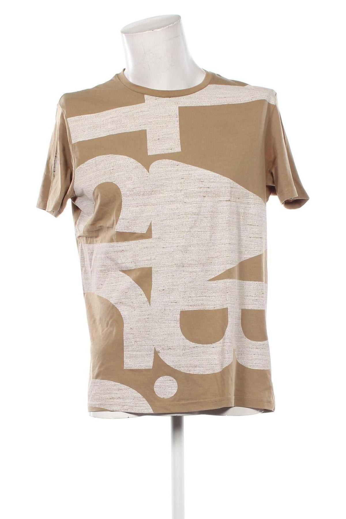 Herren T-Shirt Angelo Litrico, Größe L, Farbe Beige, Preis 7,49 €