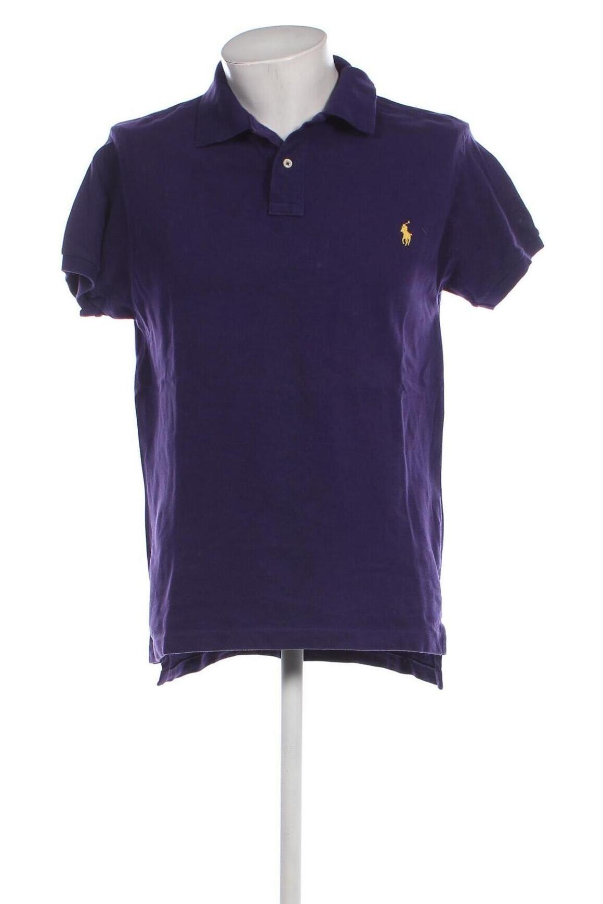 Męski T-shirt Polo By Ralph Lauren, Rozmiar L, Kolor Fioletowy, Cena 211,94 zł