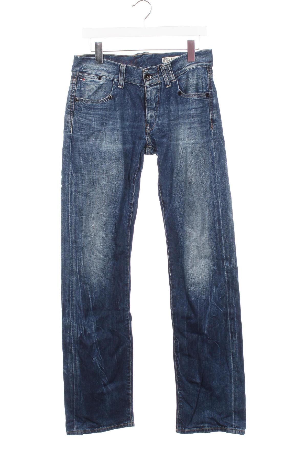 Męskie jeansy Hilfiger Denim, Rozmiar S, Kolor Niebieski, Cena 138,99 zł