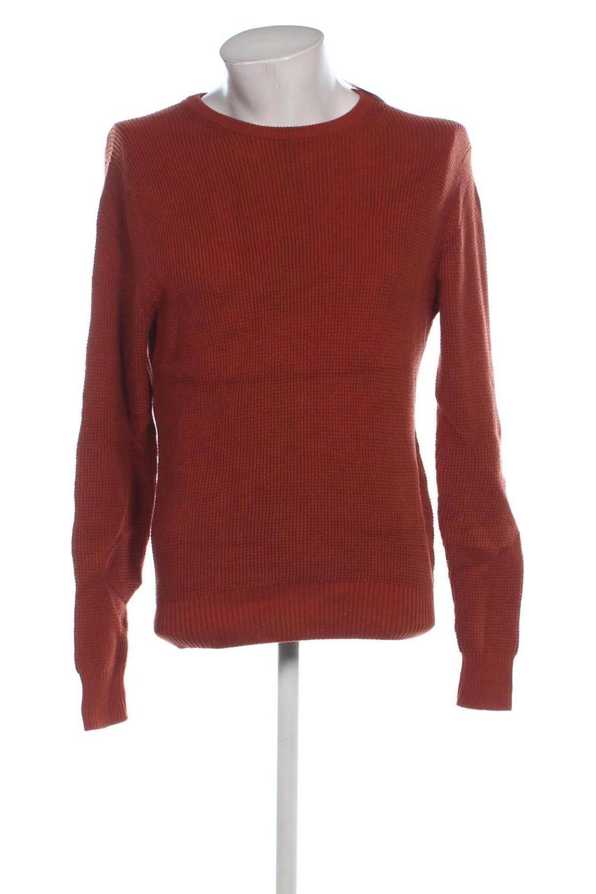 Herrenpullover, Größe M, Farbe Orange, Preis 12,99 €