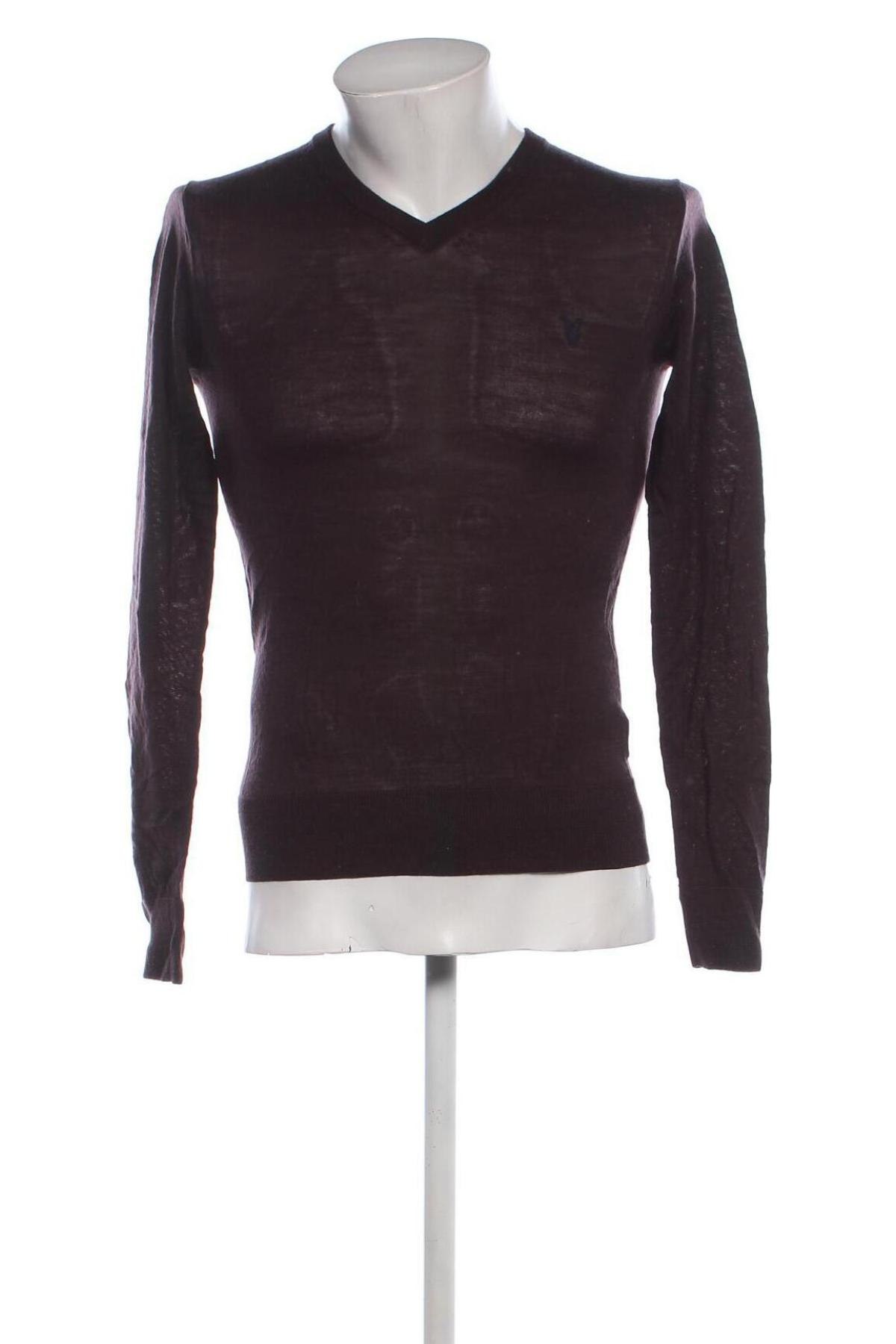 Męski sweter AllSaints, Rozmiar XS, Kolor Czerwony, Cena 197,99 zł