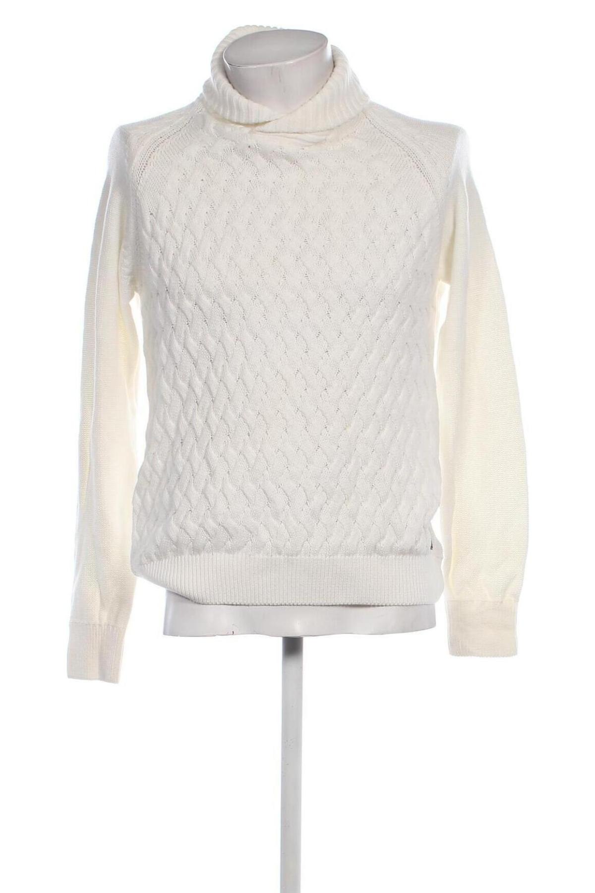 Herrenpullover Angelo Litrico, Größe M, Farbe Ecru, Preis 12,99 €