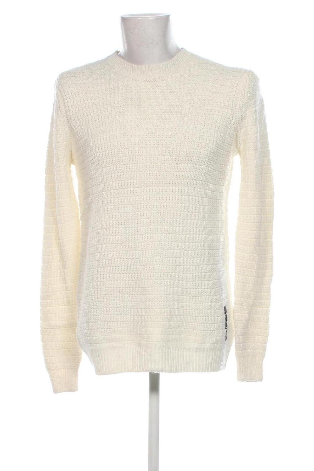 Herrenpullover Clockhouse, Größe L, Farbe Weiß, Preis € 14,99