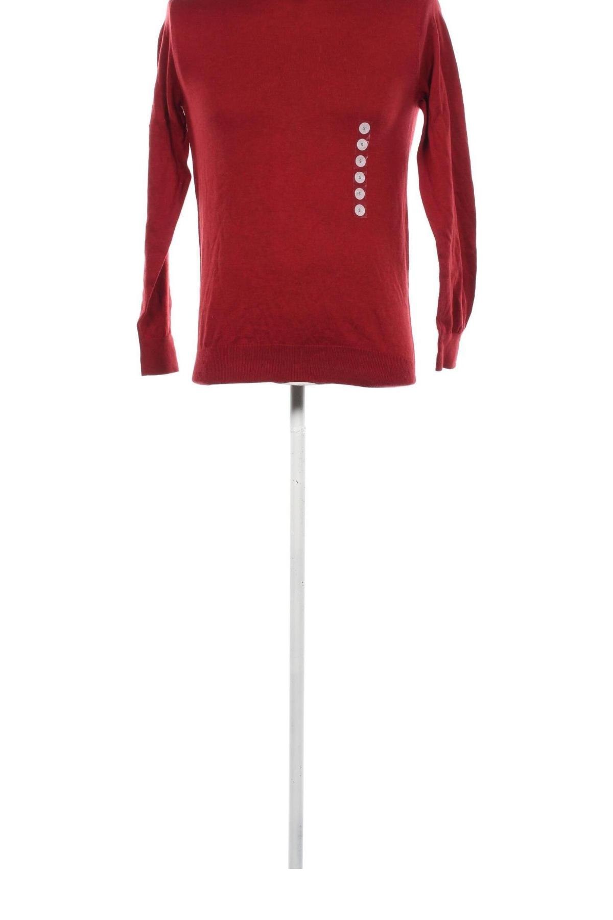 Herrenpullover Dressmann, Größe S, Farbe Rot, Preis € 17,49