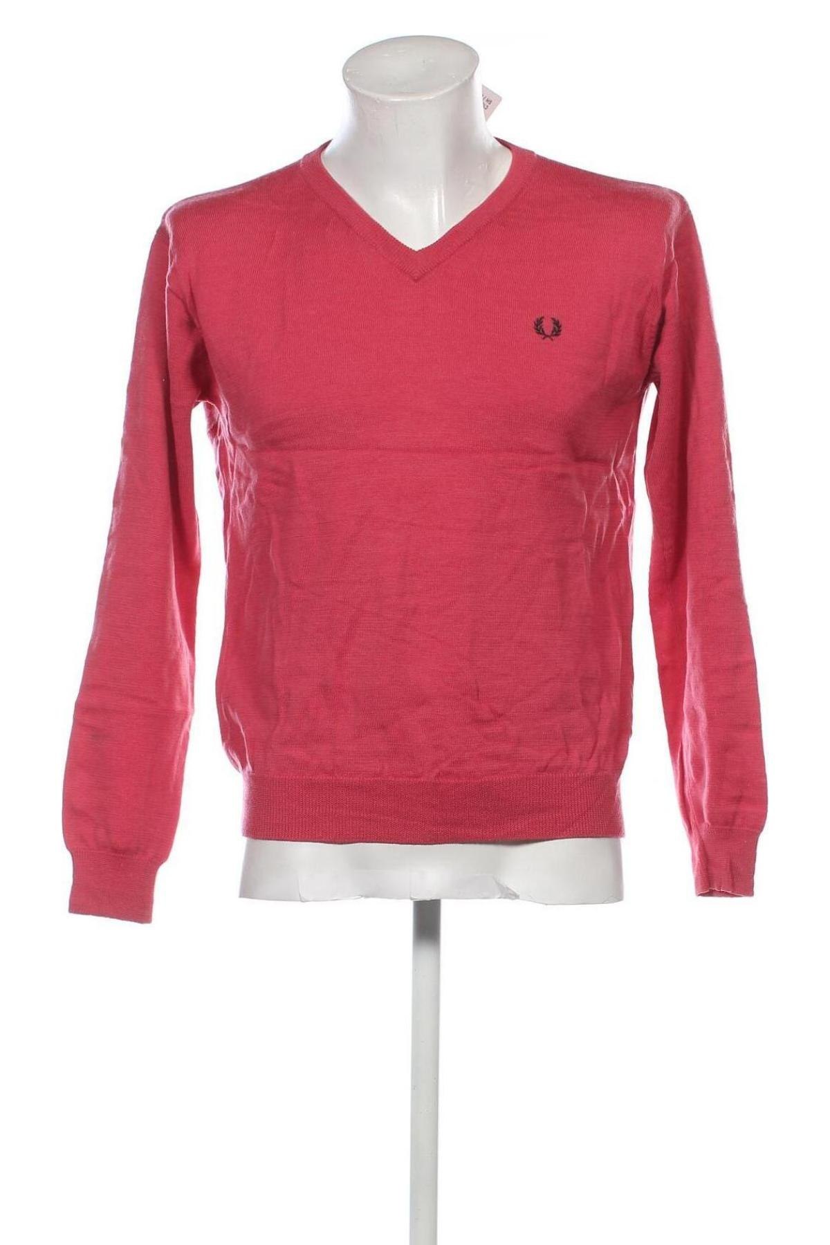 Ανδρικό πουλόβερ Fred Perry, Μέγεθος L, Χρώμα Ρόζ , Τιμή 25,99 €