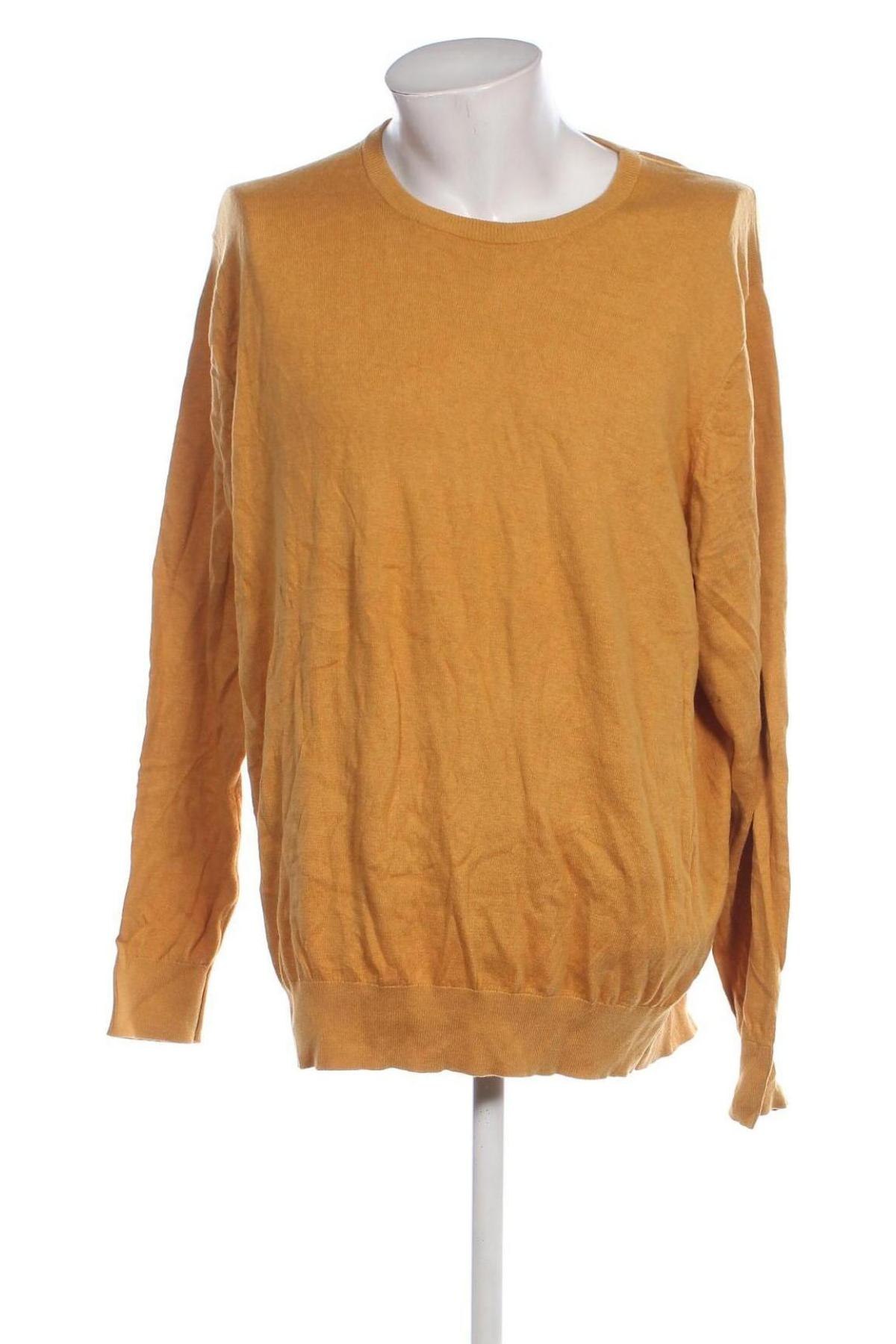 Herrenpullover George, Größe XXL, Farbe Gelb, Preis 24,99 €