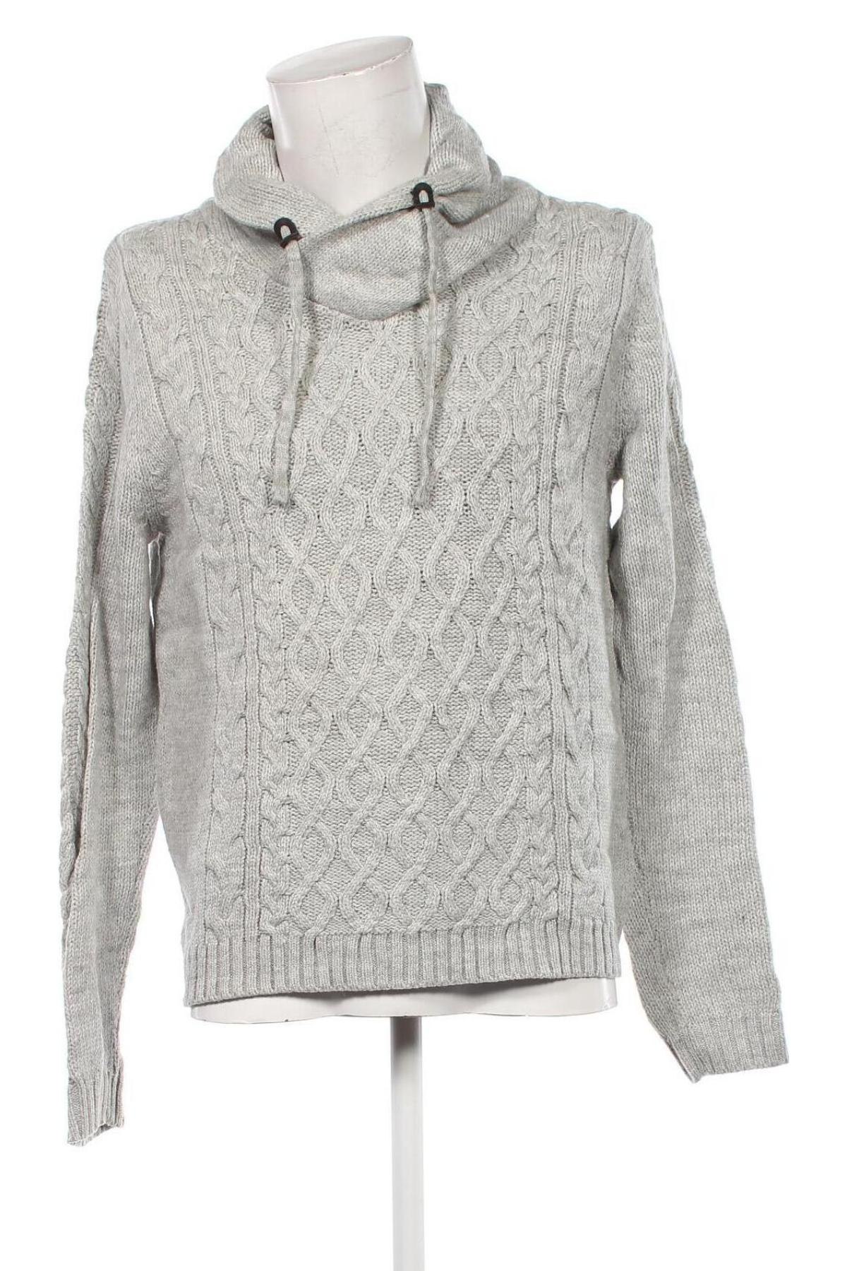 Herrenpullover H&M Divided, Größe L, Farbe Grau, Preis 12,99 €