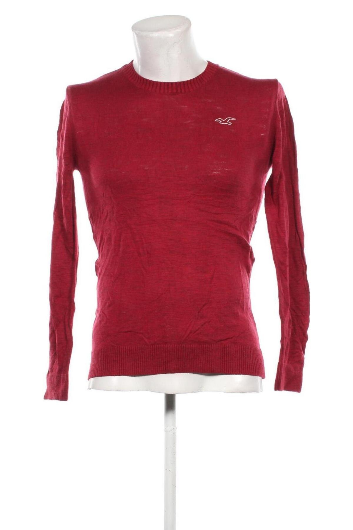 Męski sweter Hollister, Rozmiar S, Kolor Czerwony, Cena 77,99 zł