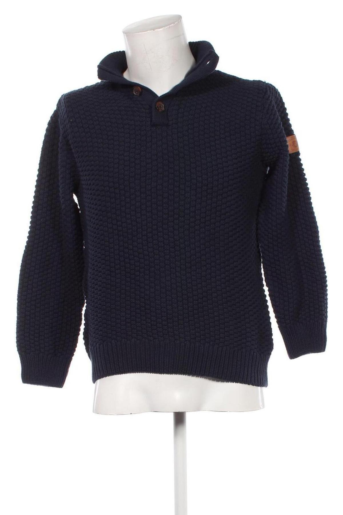 Herrenpullover John Baner, Größe L, Farbe Blau, Preis 24,99 €