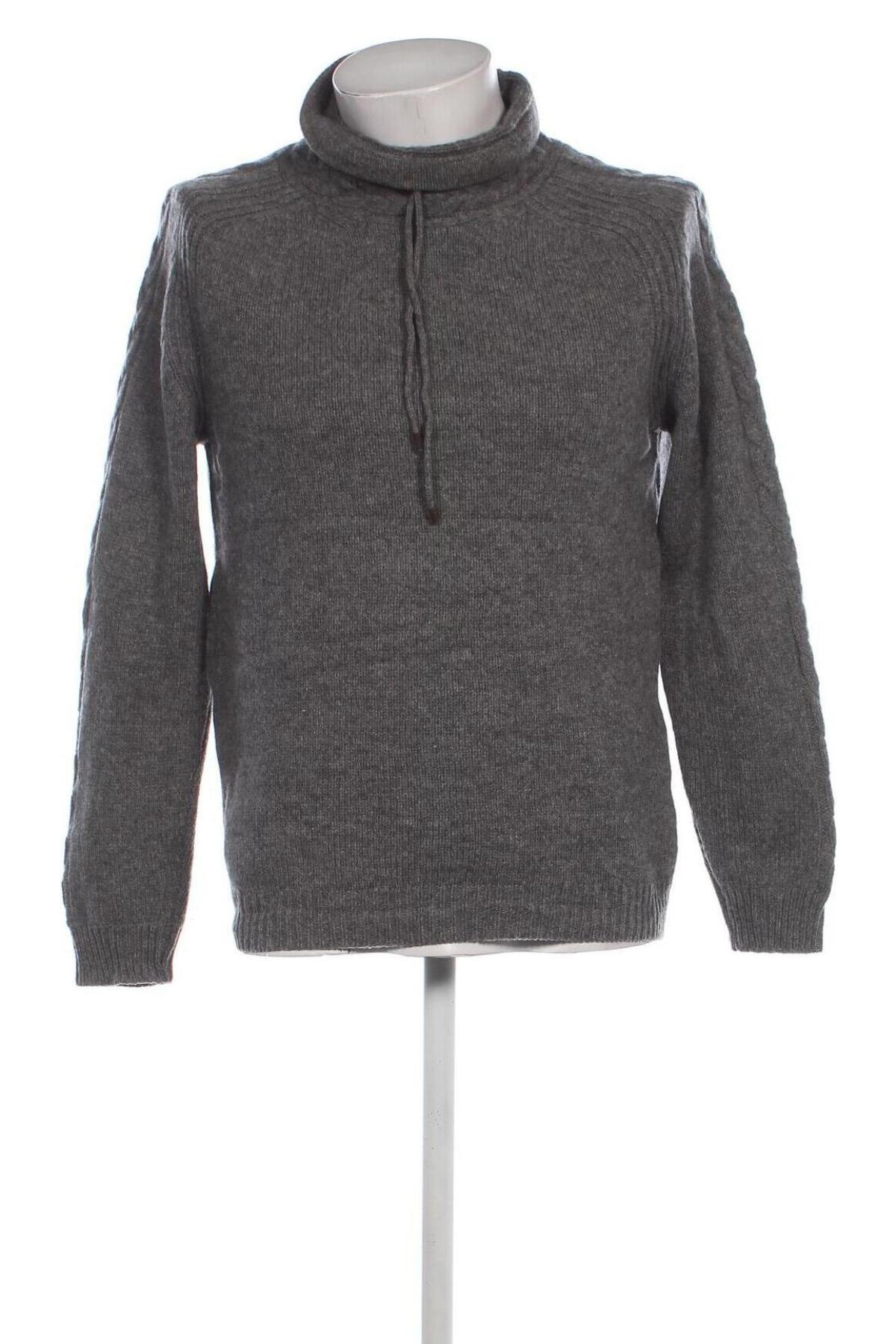 Herrenpullover Massimo Dutti, Größe M, Farbe Grau, Preis 43,49 €