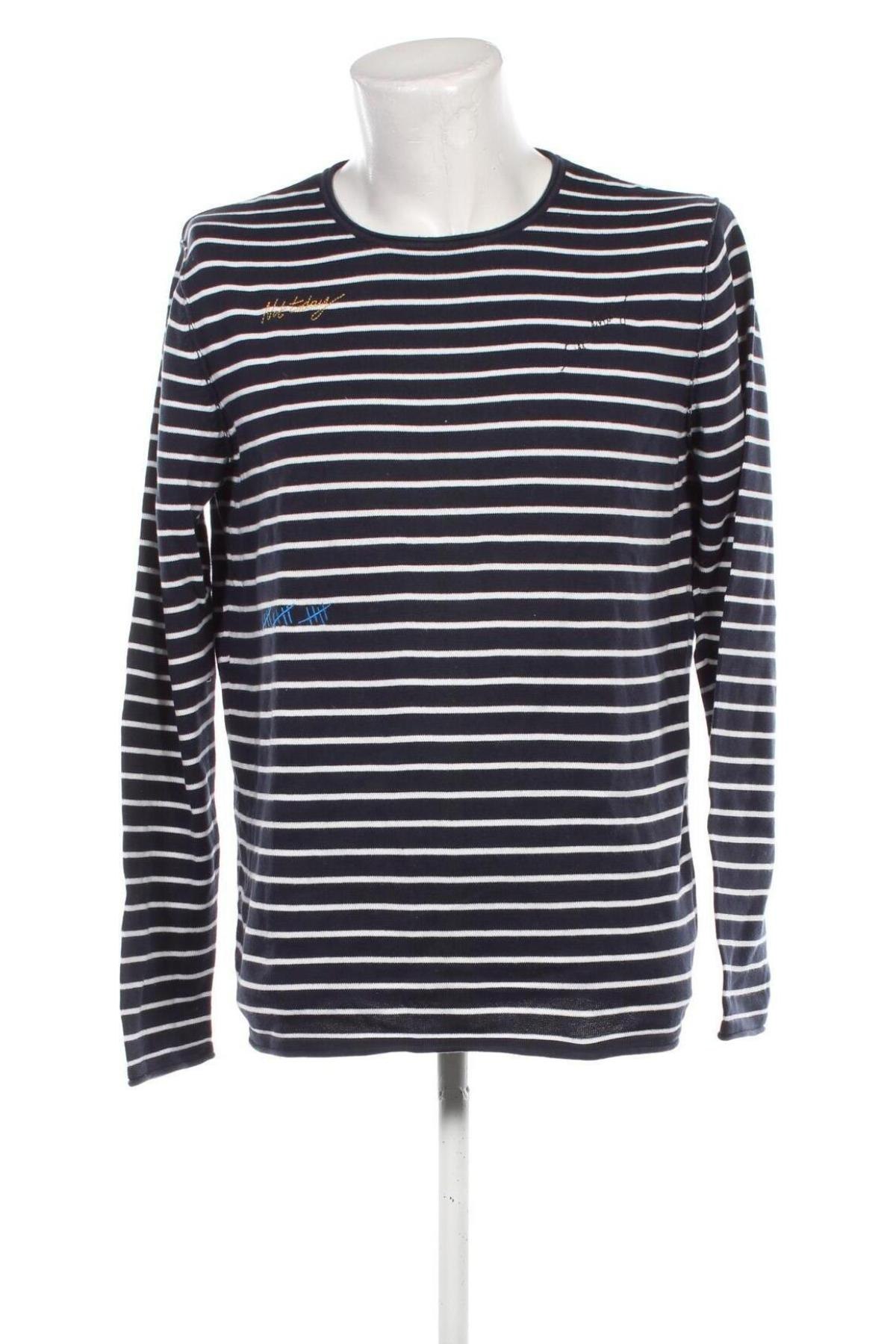 Herrenpullover Originals By Jack & Jones, Größe L, Farbe Blau, Preis € 11,99