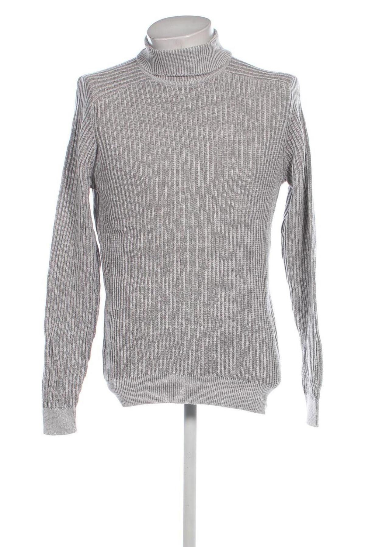 Herrenpullover Pier One, Größe L, Farbe Grau, Preis 24,99 €