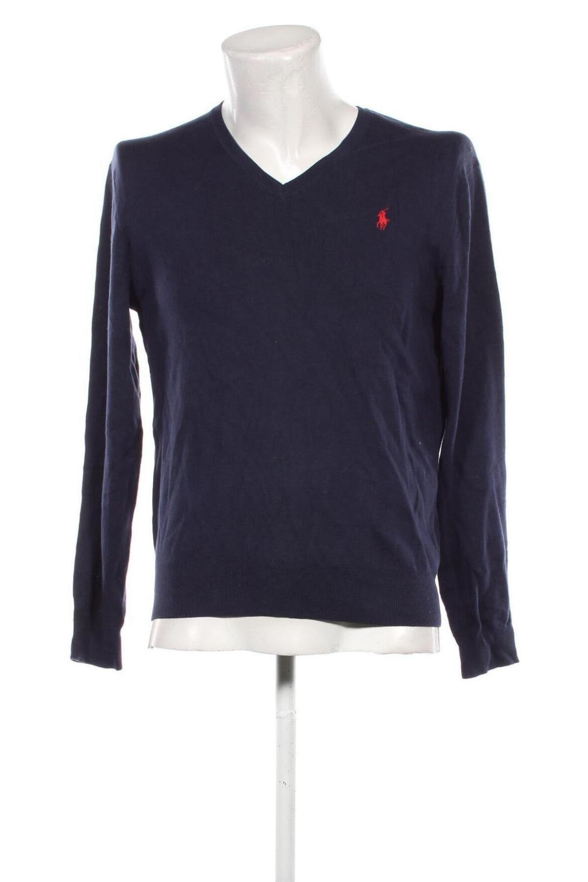 Herrenpullover Polo, Größe M, Farbe Blau, Preis € 68,99